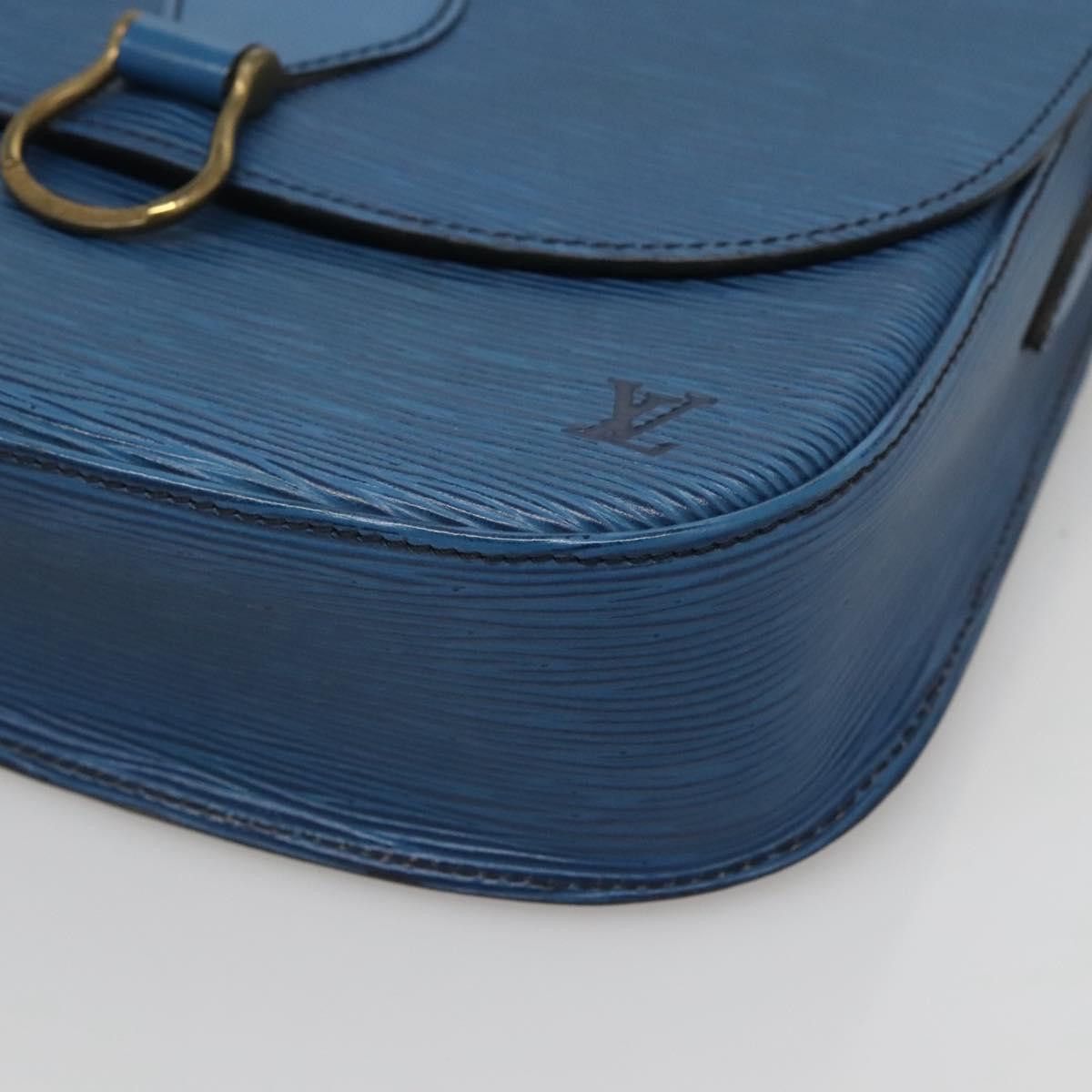 Louis Vuitton LOUIS VUITTON Epi Saint Cloud GM Shoulder Bag Toledo Blue Size ONE SIZE - 15 Thumbnail