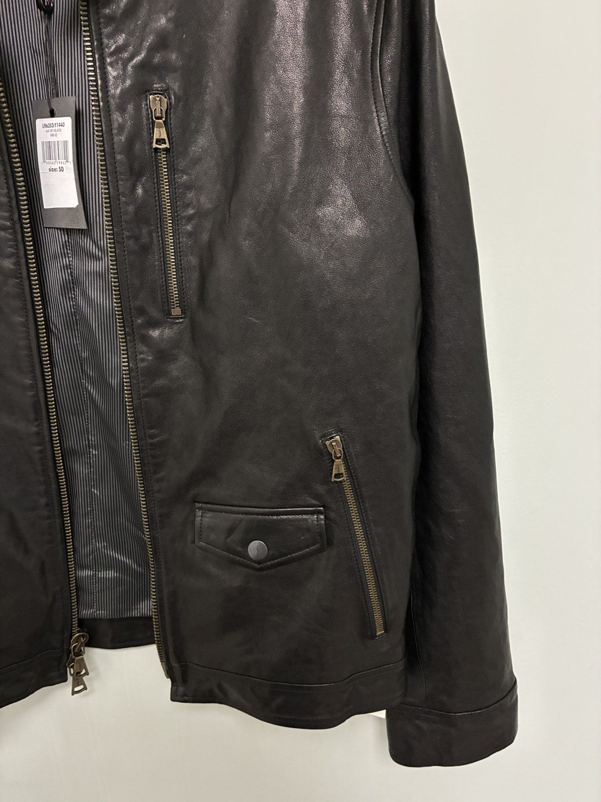 John Varvatos John Varvatos York Leather Jacket size EU 40 USA 50 Size US M / EU 48-50 / 2 - 12 Thumbnail