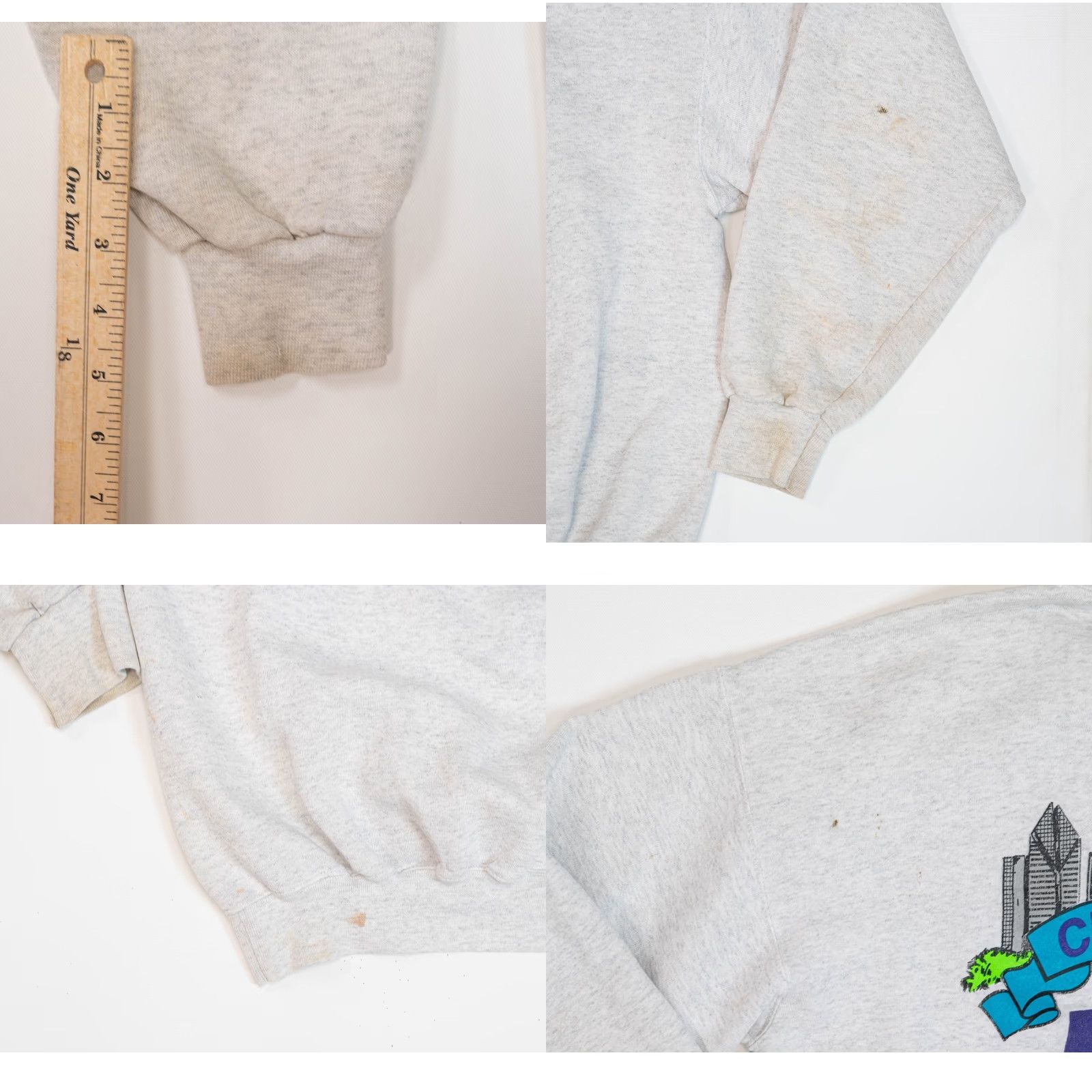 Adidas VINTAGE adidas Sweatshirt Men L Gray Distress Soccer USA 90s 80s Logo Pullover Shirt Crew Neck National USA Football Basketball MLS Size US L / EU 52-54 / 3 - 11 Thumbnail