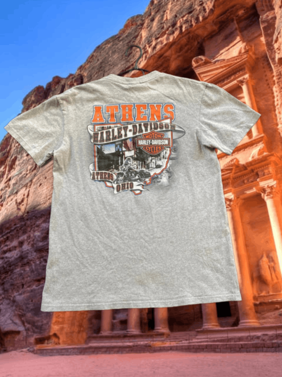 Harley Davidson × Vintage Vintage 2008 Harley Davidson Motorcycles Athens Ohio Tee Size US M / EU 48-50 / 2 - 1 Thumbnail