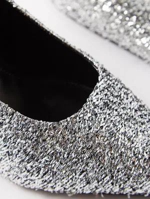 Balenciaga o1y0625 Spike Heel Pumps in Silver Size US 8 / IT 38 - 2 Thumbnail