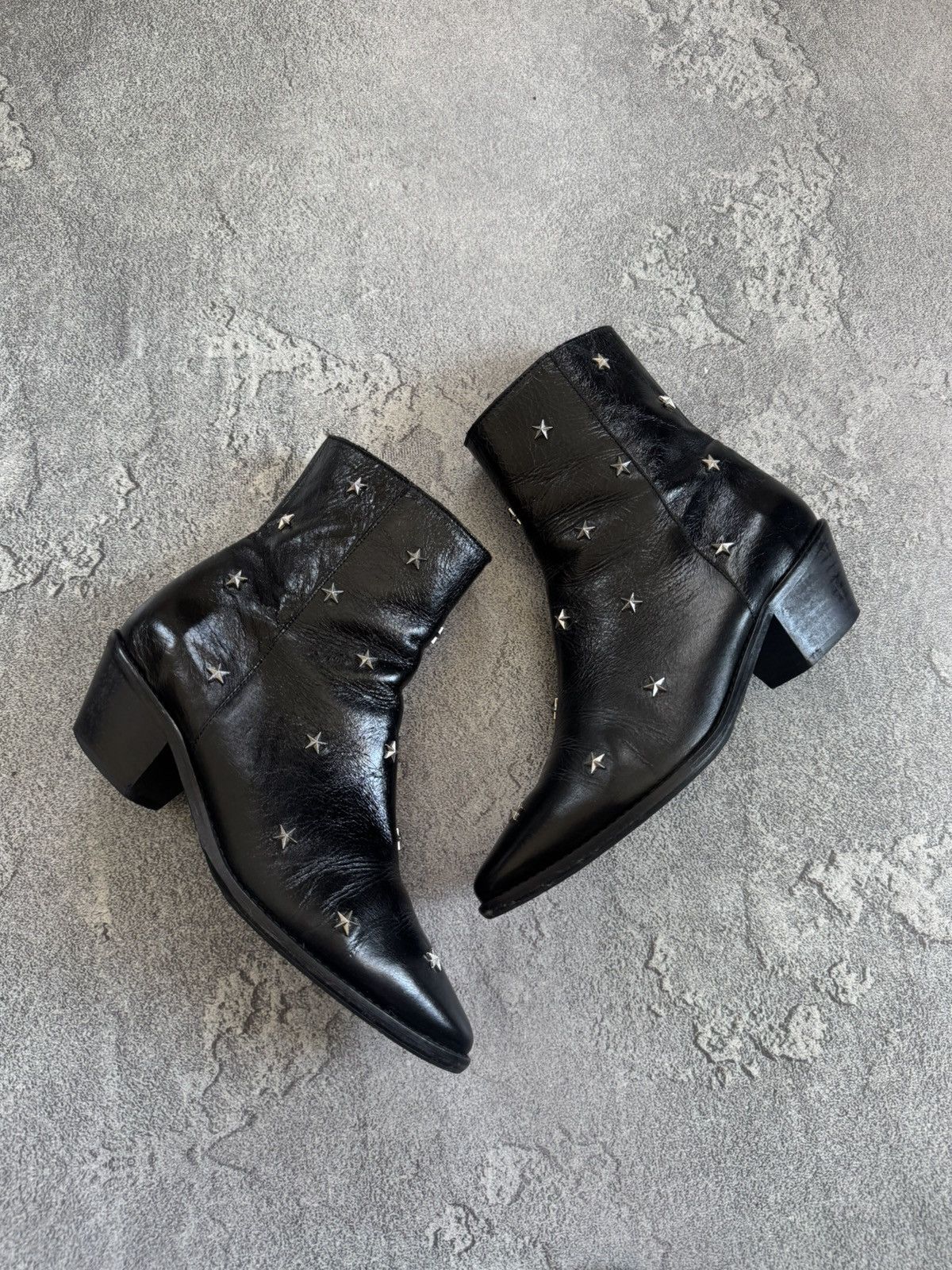 Zadig & Voltaire Zadig & Voltaire tyler pointed tor star studded ankle boots Size US 9 / IT 39 - 6 Thumbnail