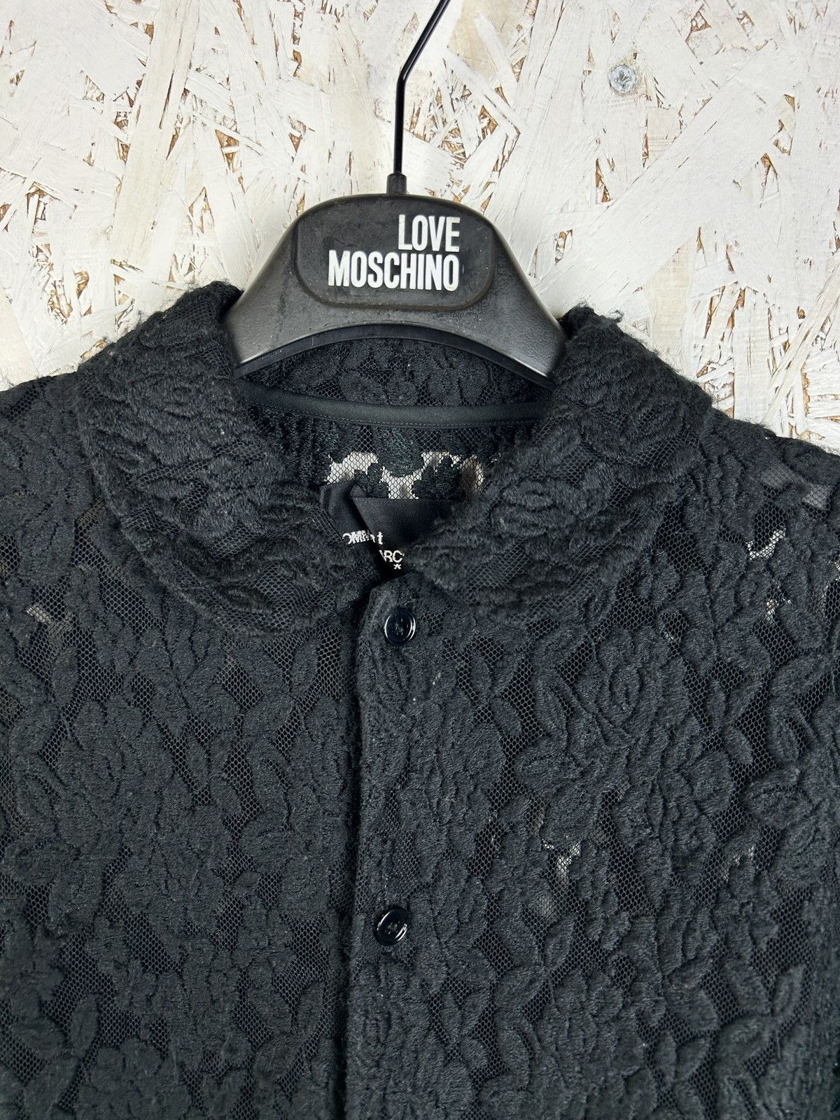Tricot Comme des Garcons 90s Comme Des Garcons 1999 Lace Archive Button Up Shirt Size S / US 4 / IT 40 - 2 Thumbnail