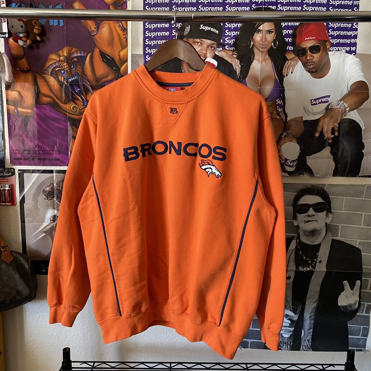 Denver Broncos Vintage Orange Crewneck Tultex Tag – ABC Vintage