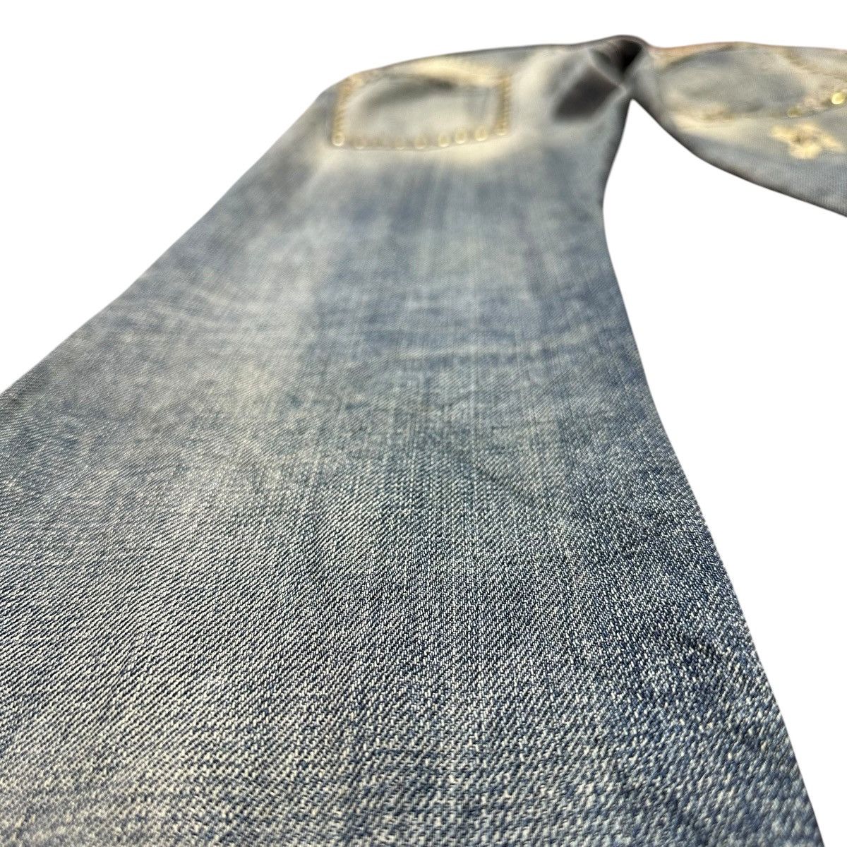 Dolce & Gabbana D&G Dolce & Gabbana Studded Distressed Denim Jeans Italy Size US 31 - 11 Thumbnail