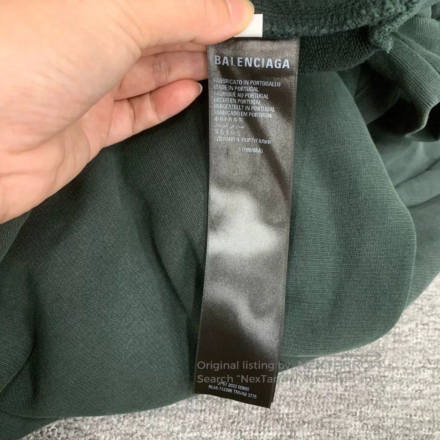 Balenciaga Balenciaga x Adidas Green Logo Hoodie. Size US S / EU 44-46 / 1 - 5 Thumbnail