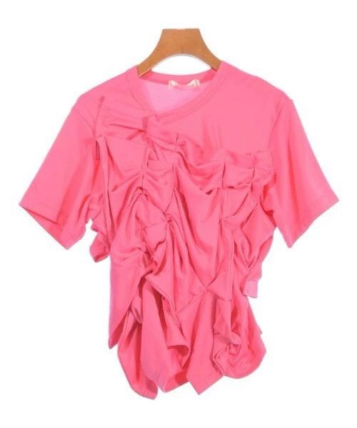 Comme Des Garcons Pink pleated top