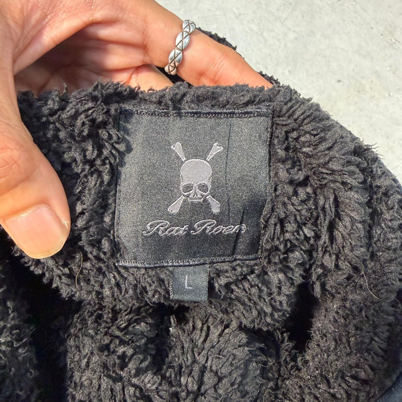 Roen RAT ROEN Skull & Rhinestone Hoodie LGB Japanese Rock Size US L / EU 52-54 / 3 - 7 Thumbnail