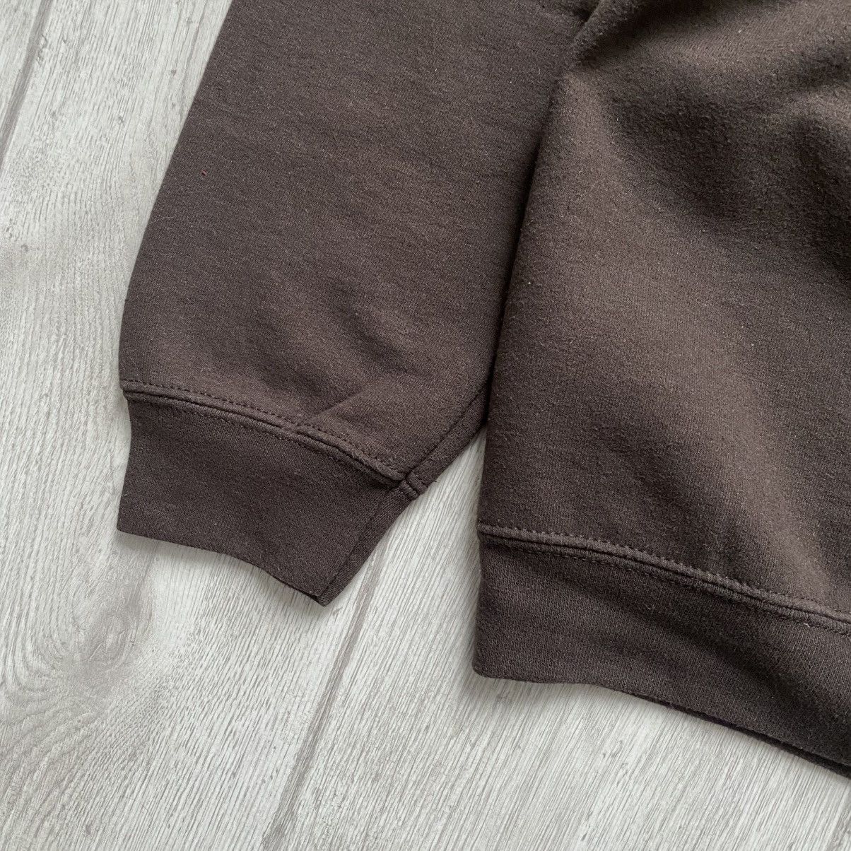 Hanes 🤎 Vintage Y2K Blank Brown Sweatshir Gildan Russel Size US S / EU 44-46 / 1 - 4 Thumbnail