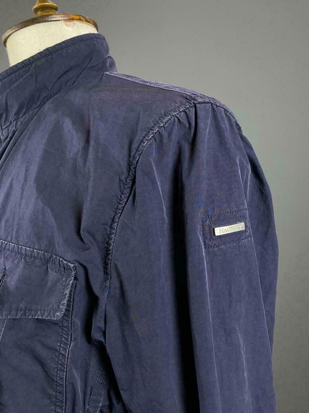 Designer Men Hackett London Blue Multi Pocket Nylon Jacket Size XL Size US XL / EU 56 / 4 - 6 Thumbnail