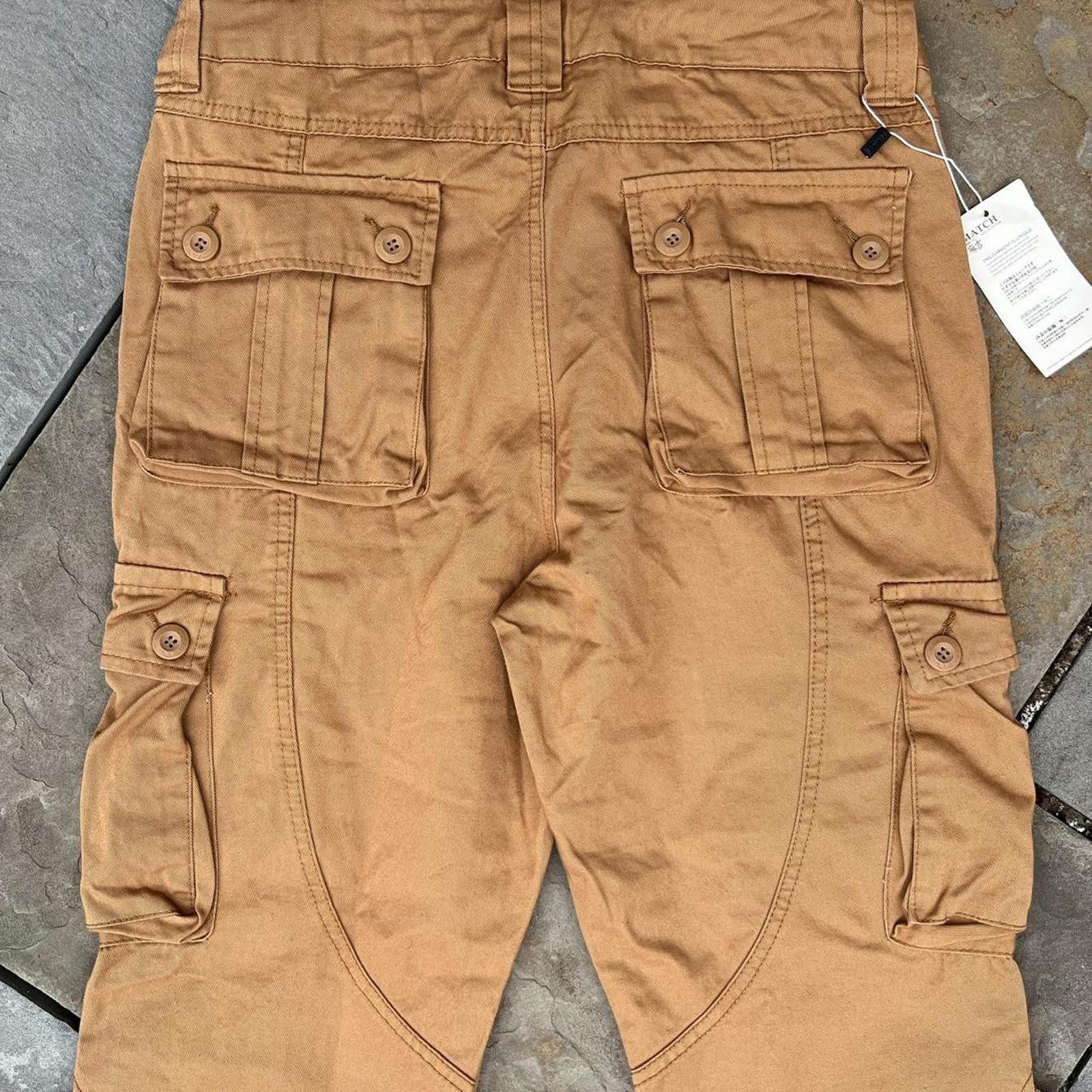 Other Tan Brown Quad Pocket Cargo Utility Pants Size US 34 / EU 50 - 7 Thumbnail