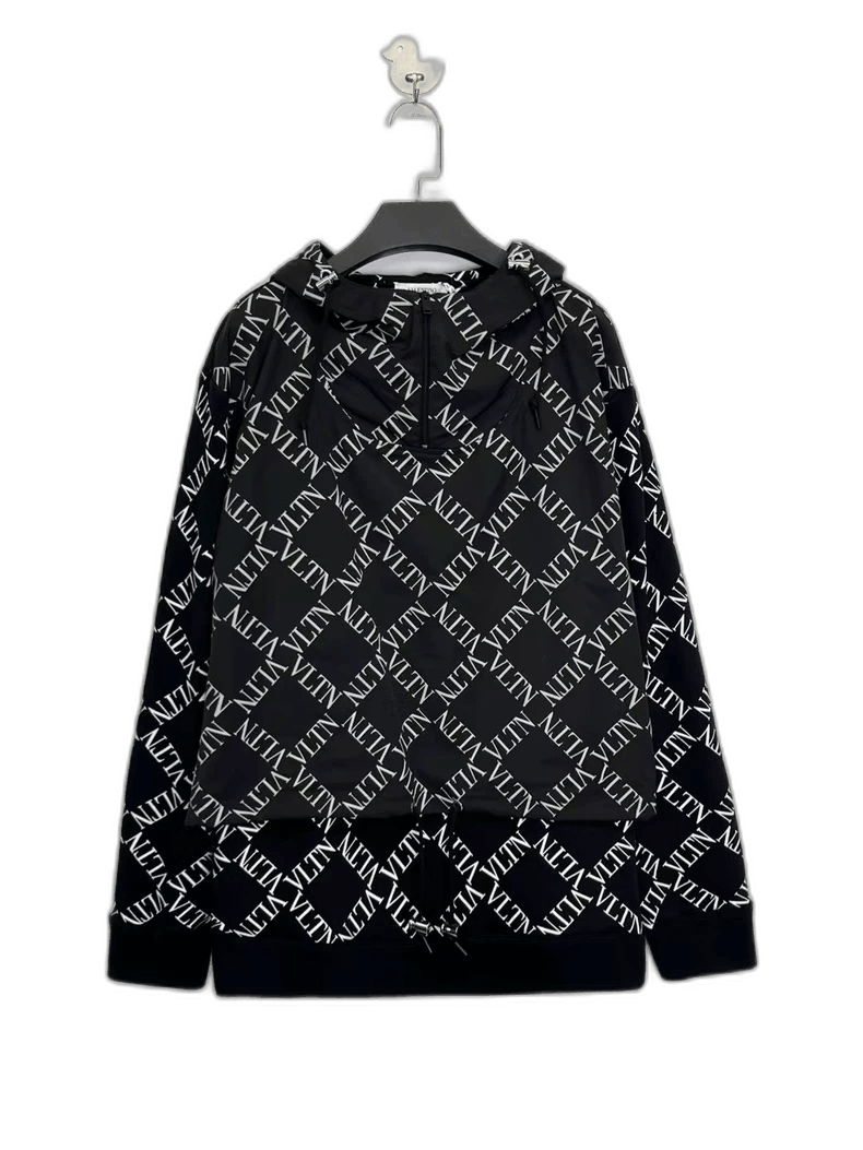 Valentino Valentino Black Logo Hoodie Size US M / EU 48-50 / 2 - 1 Thumbnail