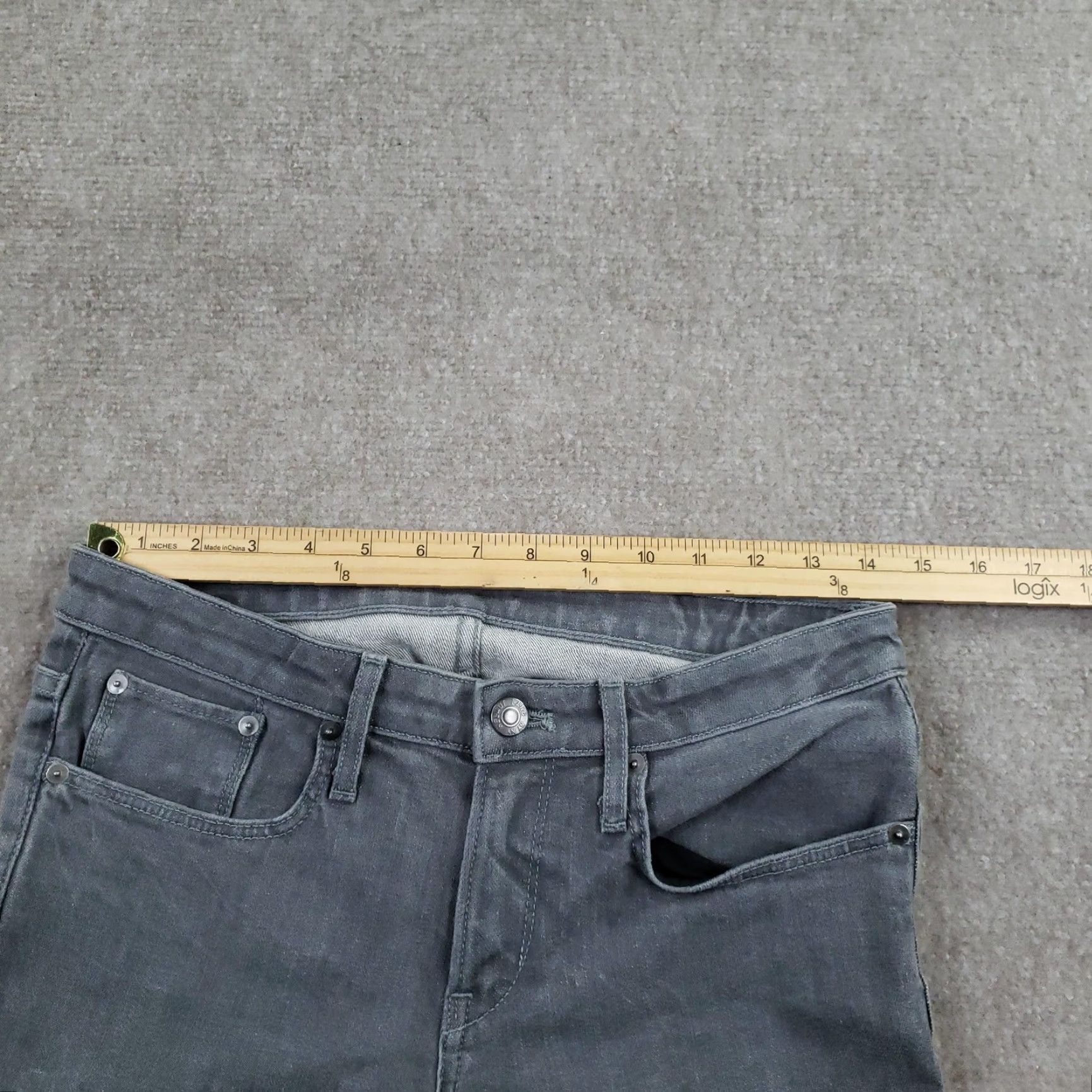 Helmut Lang Helmut Lang Jeans Womens 26 Gray Skinny Ankle Zip Stretch Denim Made in USA Size 26" / US 2 / IT 38 - 6 Thumbnail