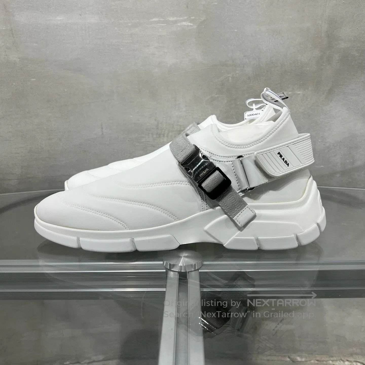 Prada Prada White canvas casual shoes Size US 9 / EU 42 - 3 Thumbnail