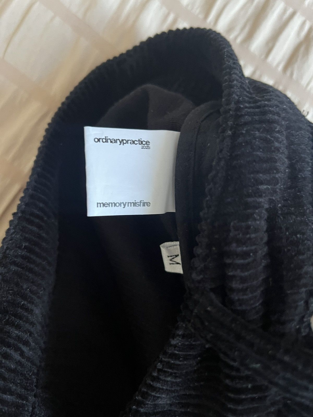 Other Ordinary Practice Dart Carpenter Trousers Black Corduroy M Size US 30 / EU 46 - 7 Thumbnail