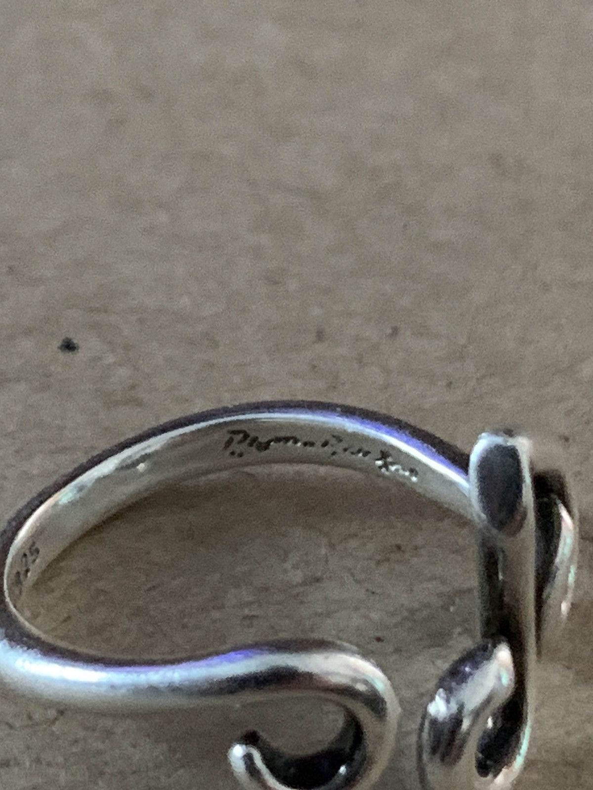 Sterling Silver × Tiffany & Co. × Vintage VTG TIFFANY & CO X PALOMA PICASSO STERLING SILVER 925 RING Size ONE SIZE - 4 Thumbnail