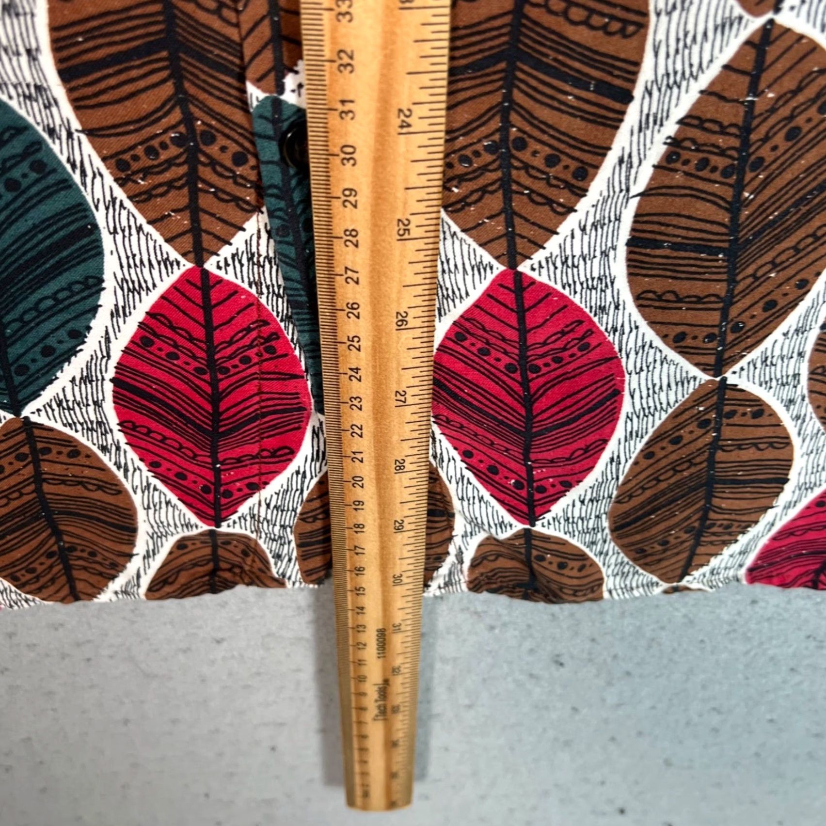 Zara Zara Short Sleeve Leaf Pattern Shirt Adult Mens Small Red Relaxed Fit Casual Size US S / EU 44-46 / 1 - 5 Thumbnail