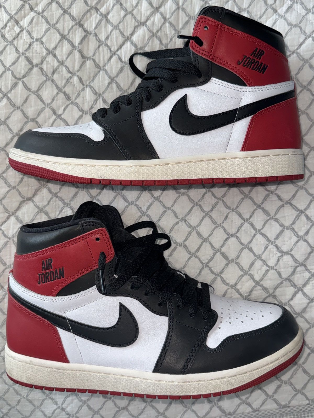 Jordan Brand Air Jordan 1 Retro High OG ‘ Black Toe Reimagined ’ Size US 9 / EU 42 - 2 Thumbnail