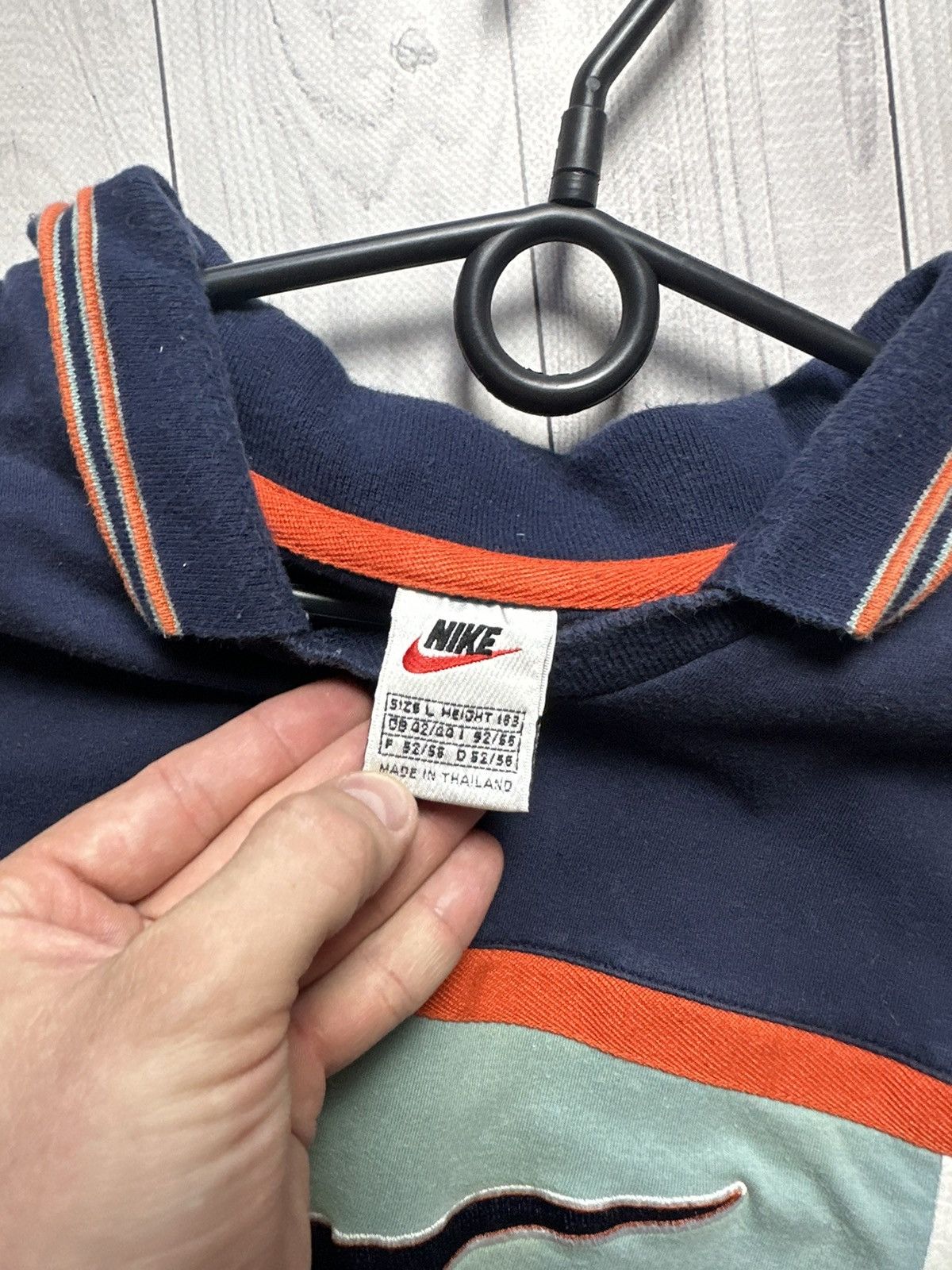 Other Vintage Nike Rugby jersey shirt long sleeve size L big logo Size US L / EU 52-54 / 3 - 5 Thumbnail