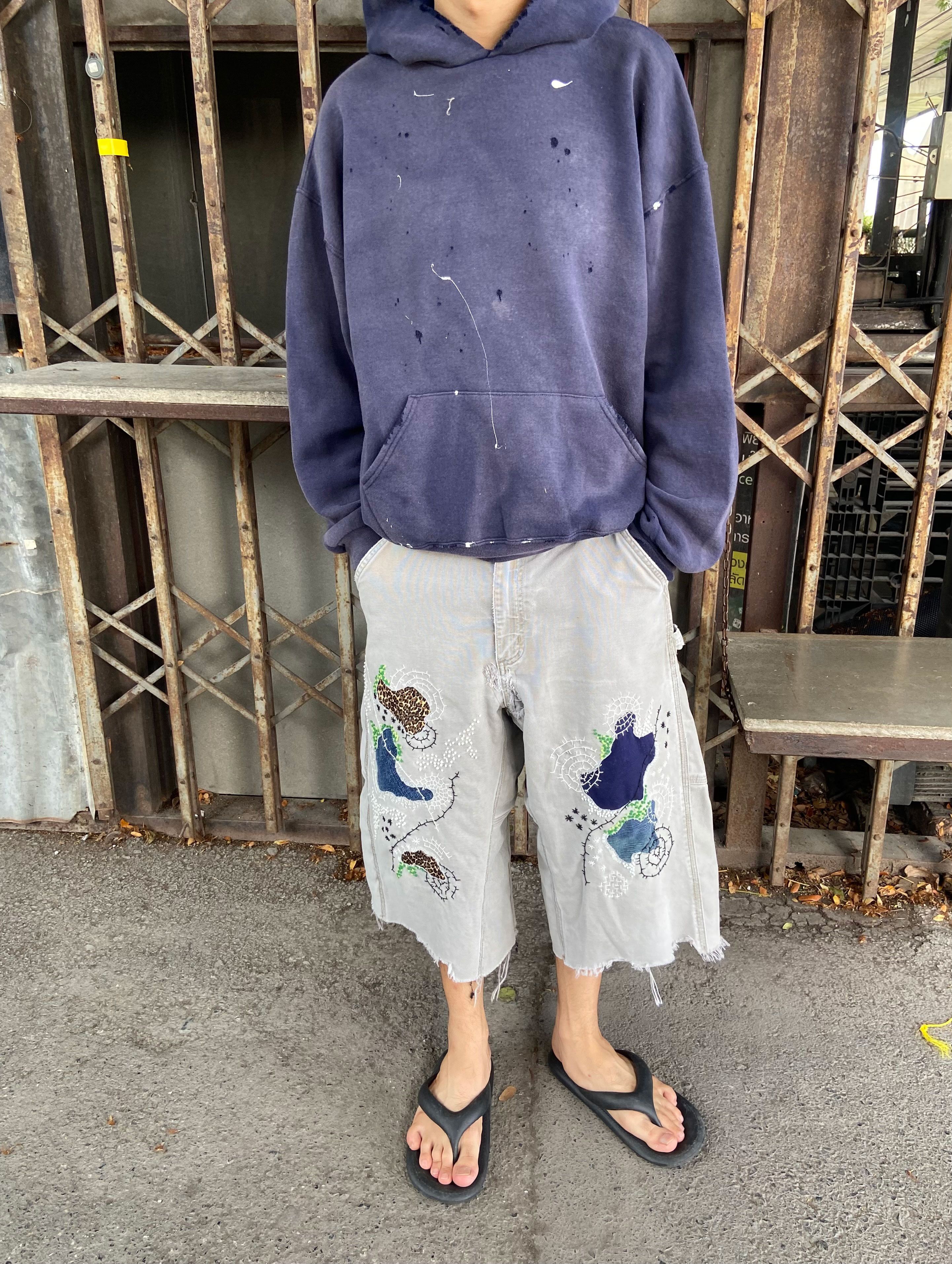 Japanese Brand Boro Patchwork Carhartt Carpenter Size US 34 / EU 50 - 8 Thumbnail