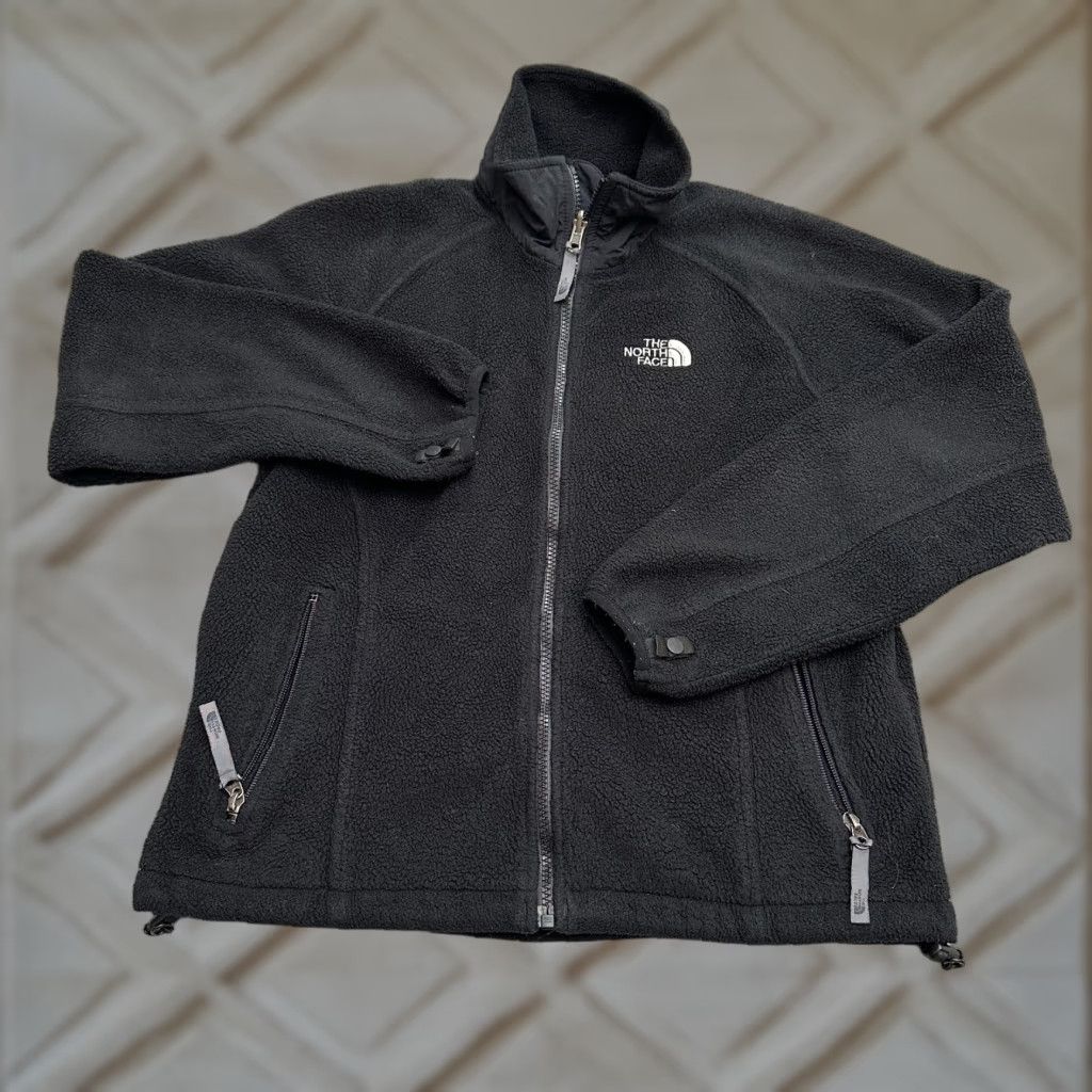 The North Face The North Face Jacket Small Black Polartec Fleece Full Zip Pocket Outdoor Womens Size S / US 4 / IT 40 - 1 Thumbnail