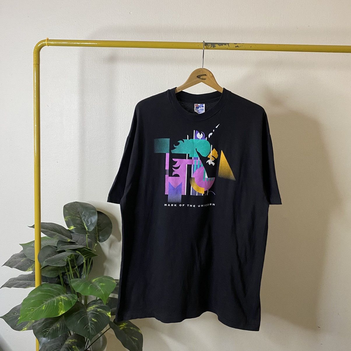 Vintage Vintage 1990s Mark of the Unicorn (MOTU) Software T shirt Size US XL / EU 56 / 4 - 1 Thumbnail