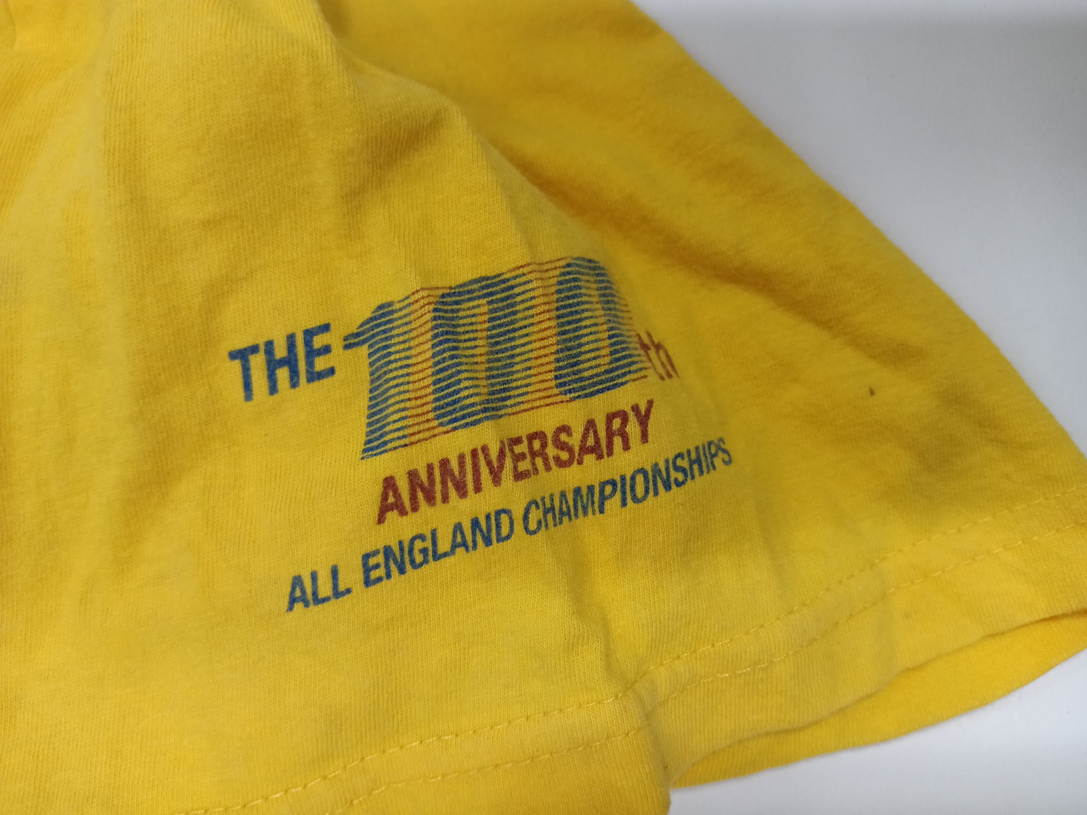 Japanese Brand × Vintage Vtg.rare 99 Yonex all ENGLAND legend peter gade christensen Size US S / EU 44-46 / 1 - 2 Thumbnail