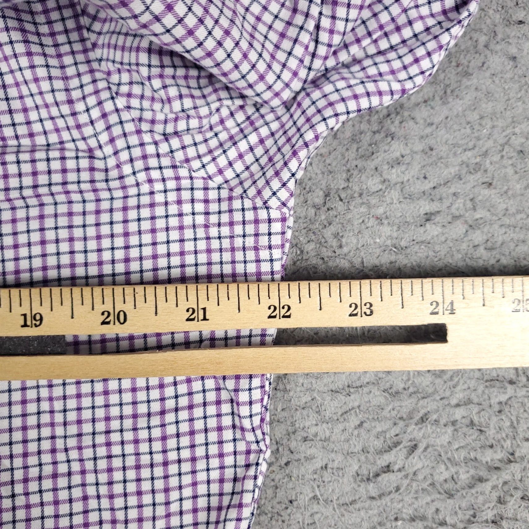 Ralph Lauren Ralph Lauren Shirt Adult Small Purple Check Button-Up Long Sleeve Cotton Mens Size US S / EU 44-46 / 1 - 5 Thumbnail