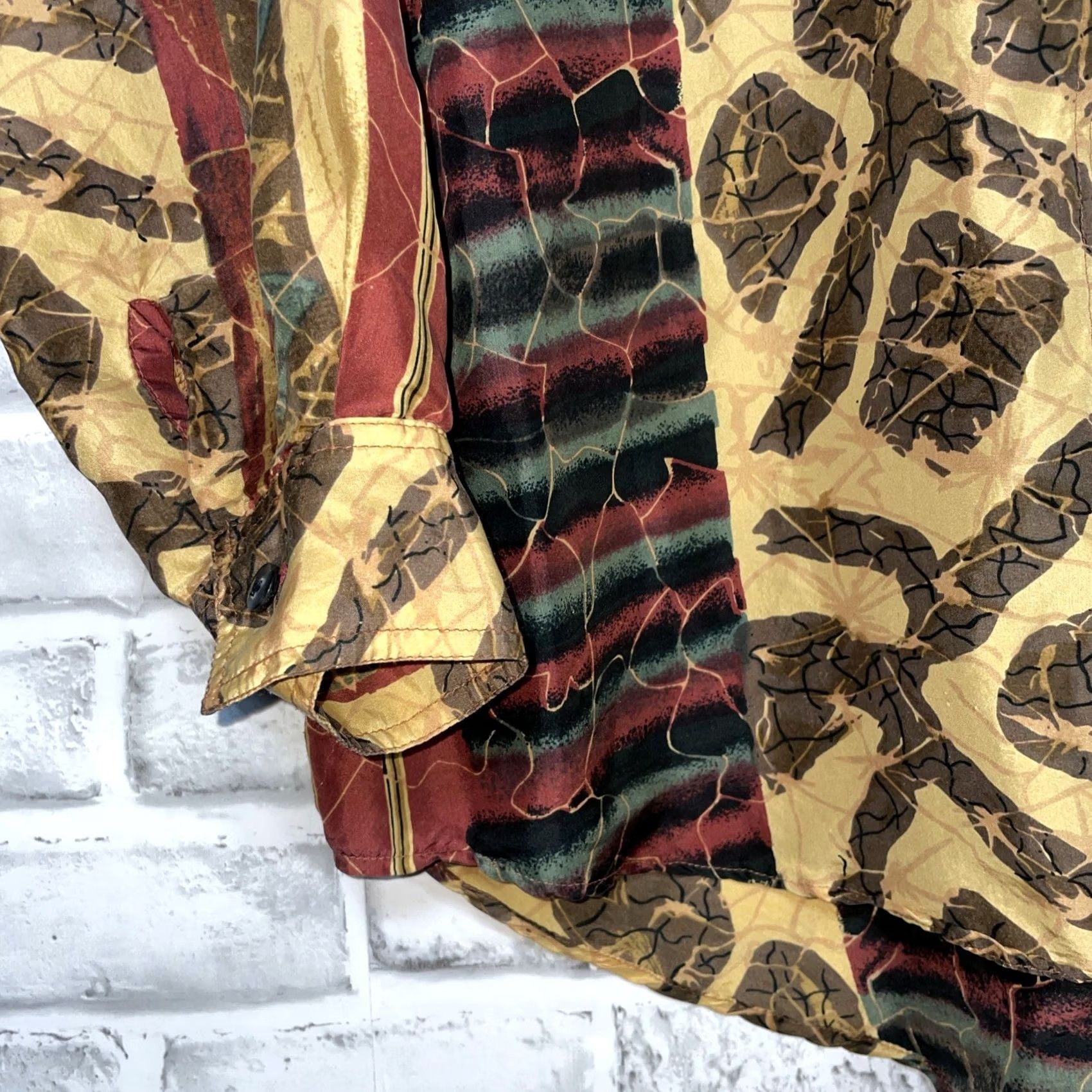 Whistles VTG Whistles Silk Safari Print Long Sleeve Button-Down WOMENS Size M Size M / US 6-8 / IT 42-44 - 3 Thumbnail