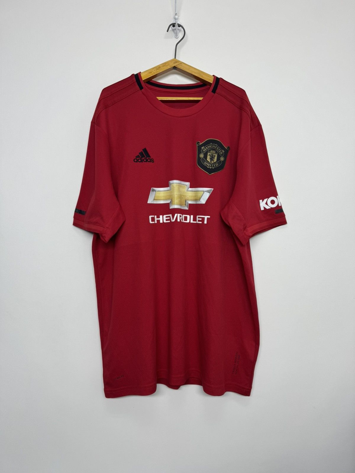 Adidas 2020-2021 Adidas Manchester United Chevrolet Jersey Red Home Size US XXL / EU 58 / 5 - 2 Thumbnail