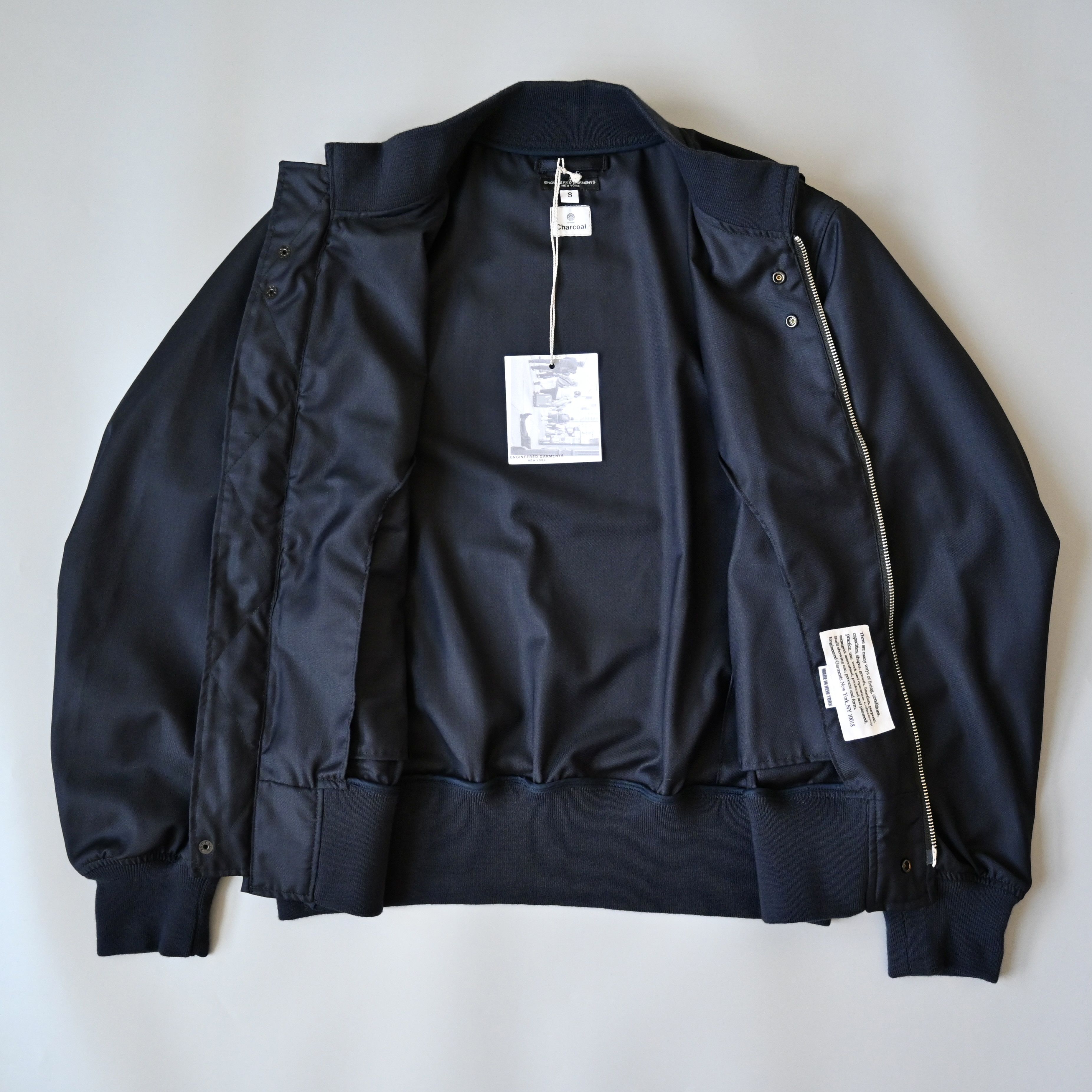 Engineered Garments UNUSED, ENGINEERED GARMENTS, Tanker Jacket, Wool, Navy Size US S / EU 44-46 / 1 - 4 Thumbnail