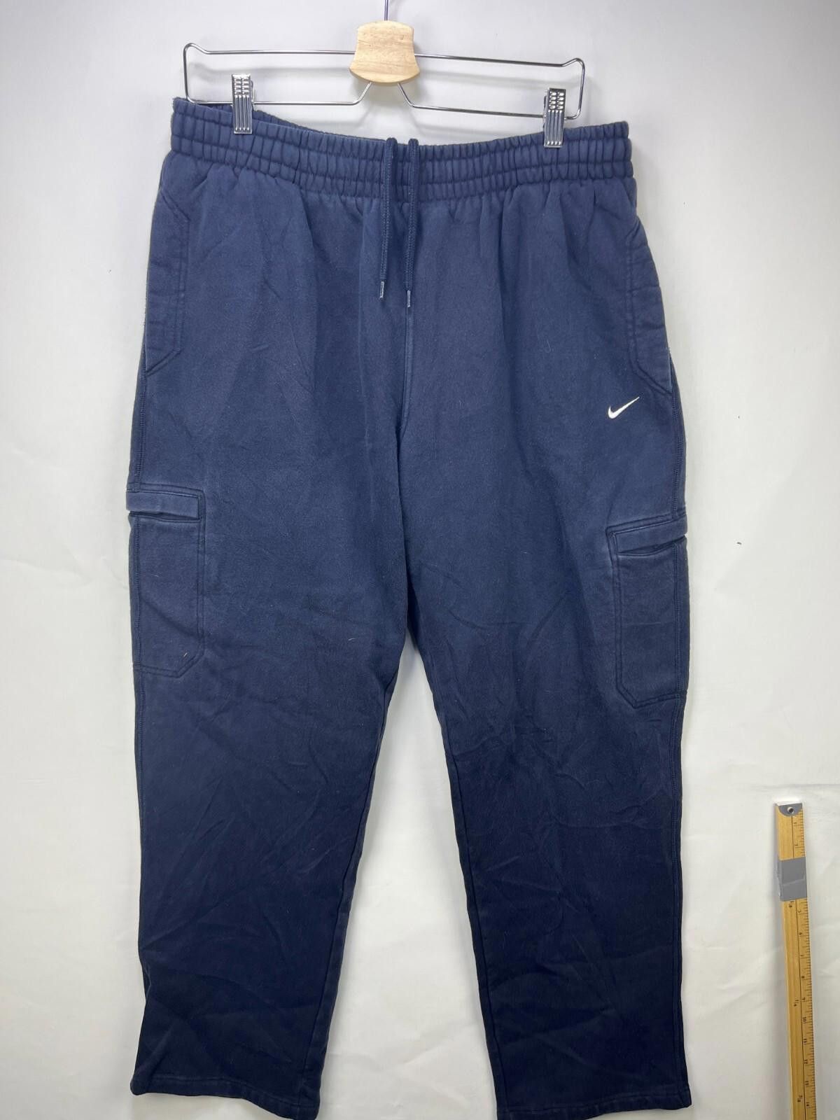 Nike Vintage Nike Sweatpants Swoosh XL Wide Leg Baggy Skater Size US 36 / EU 52 - 1 Thumbnail
