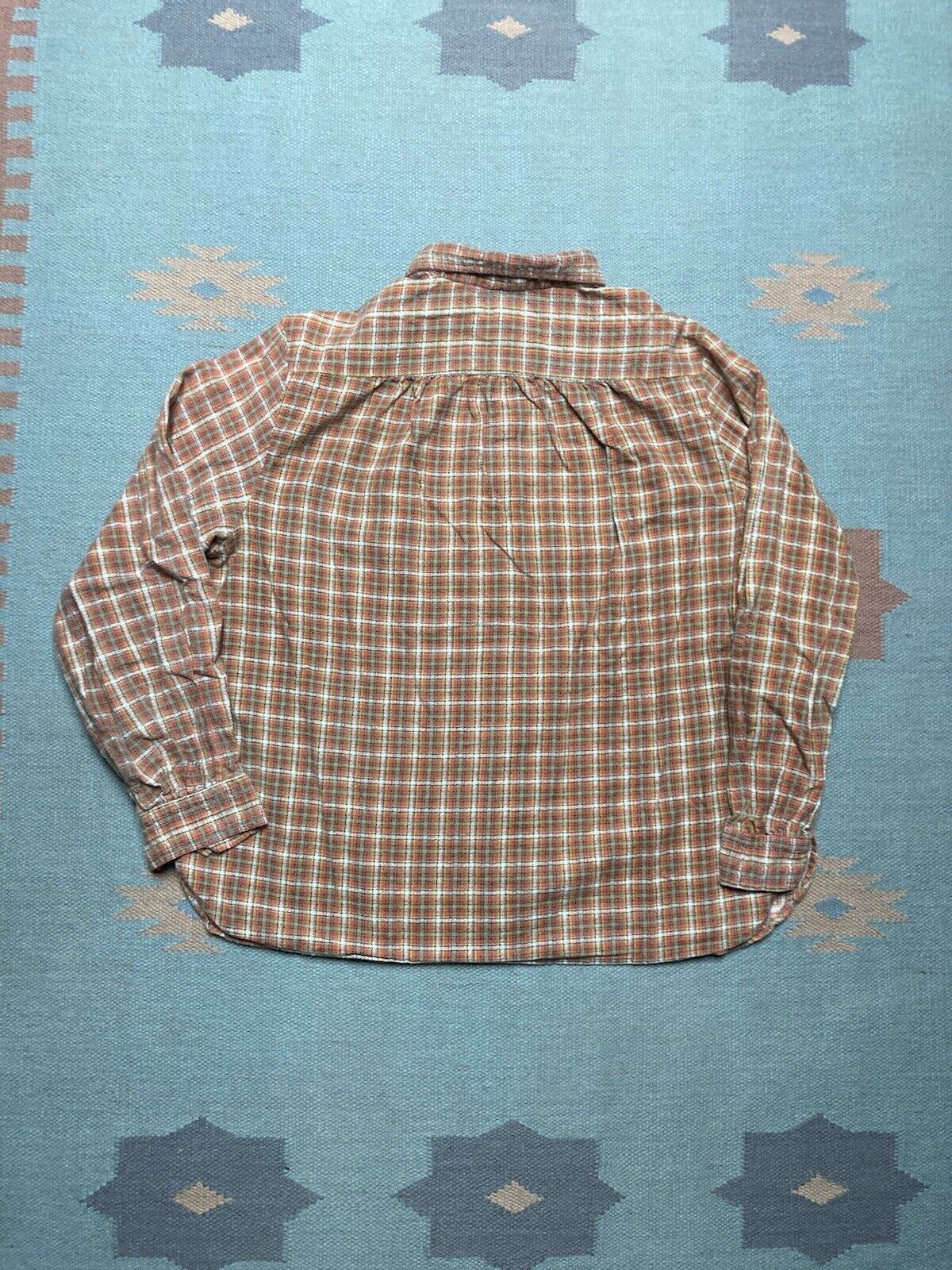 Vintage VTG 80s flannel shirt brushed cotton plaid soft womens 44 XL Size XL / US 12-14 / IT 48-50 - 5 Thumbnail