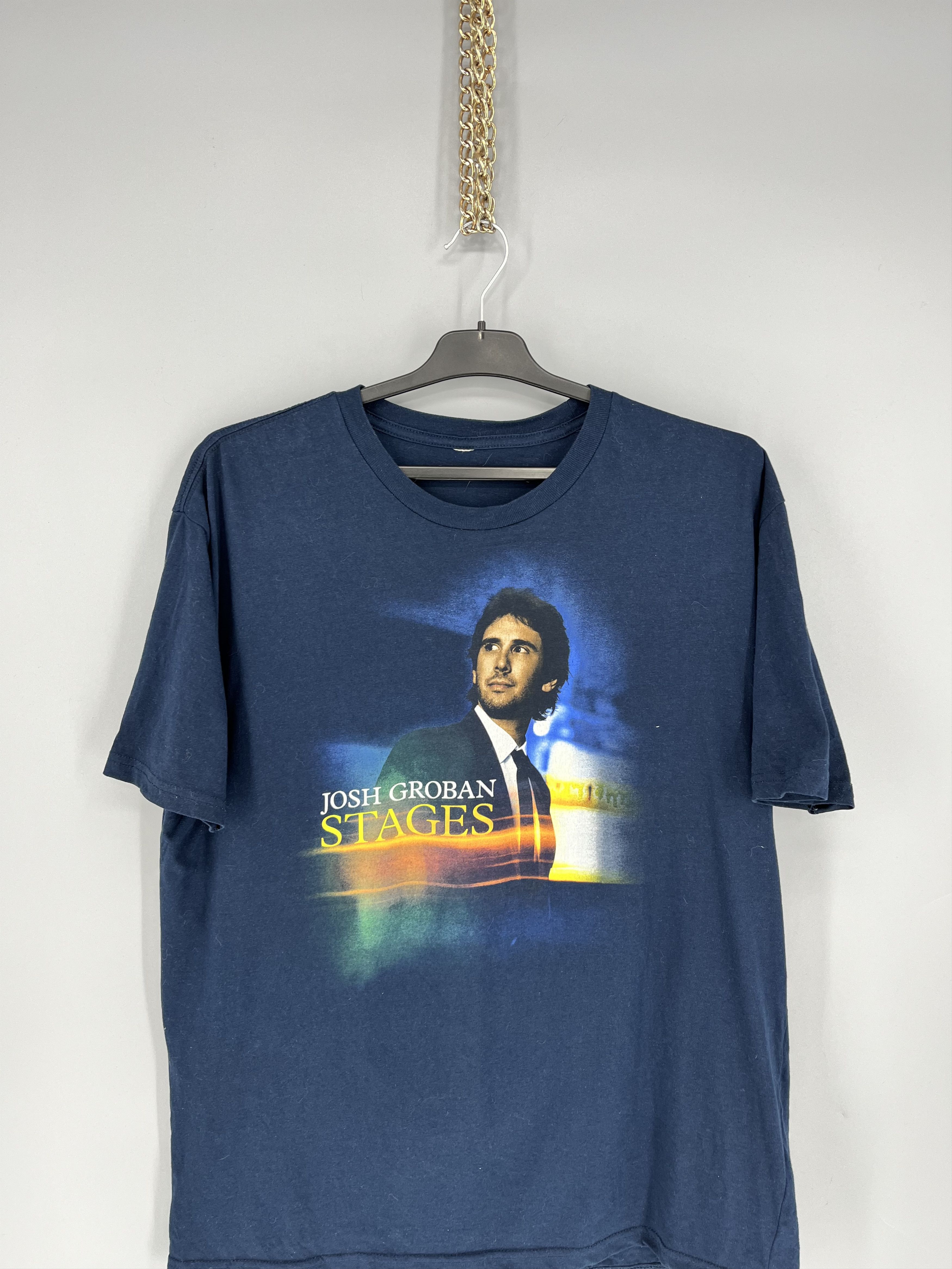 Band Tees × Vintage Josh Groban Stages Tour Concert Promo Shirt Rock Band Tee Size US L / EU 52-54 / 3 - 6 Thumbnail