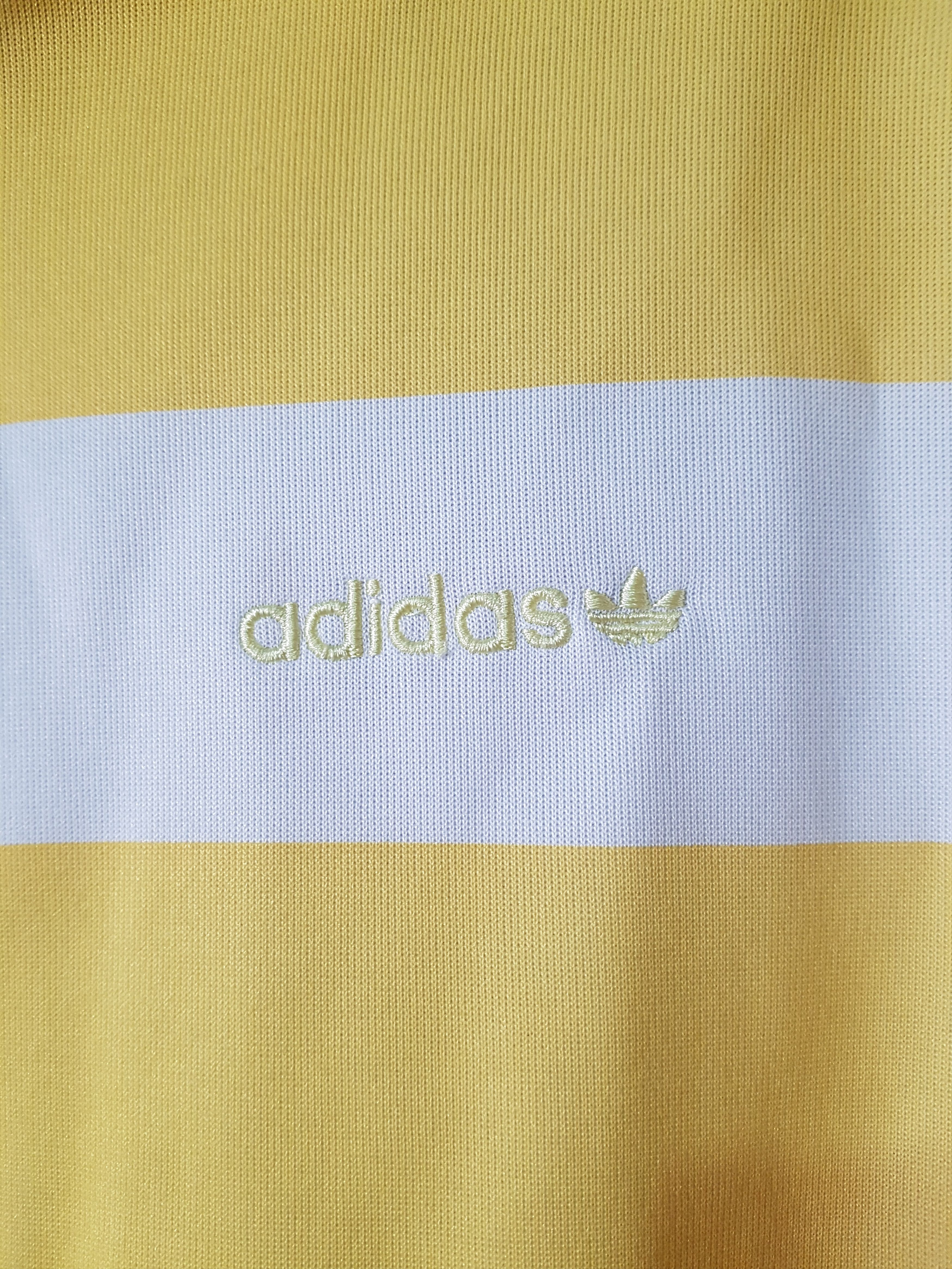 Adidas Court Piping Track Top Jacket Yellow Green Brazil Size US XS / EU 42 / 0 - 2 Thumbnail