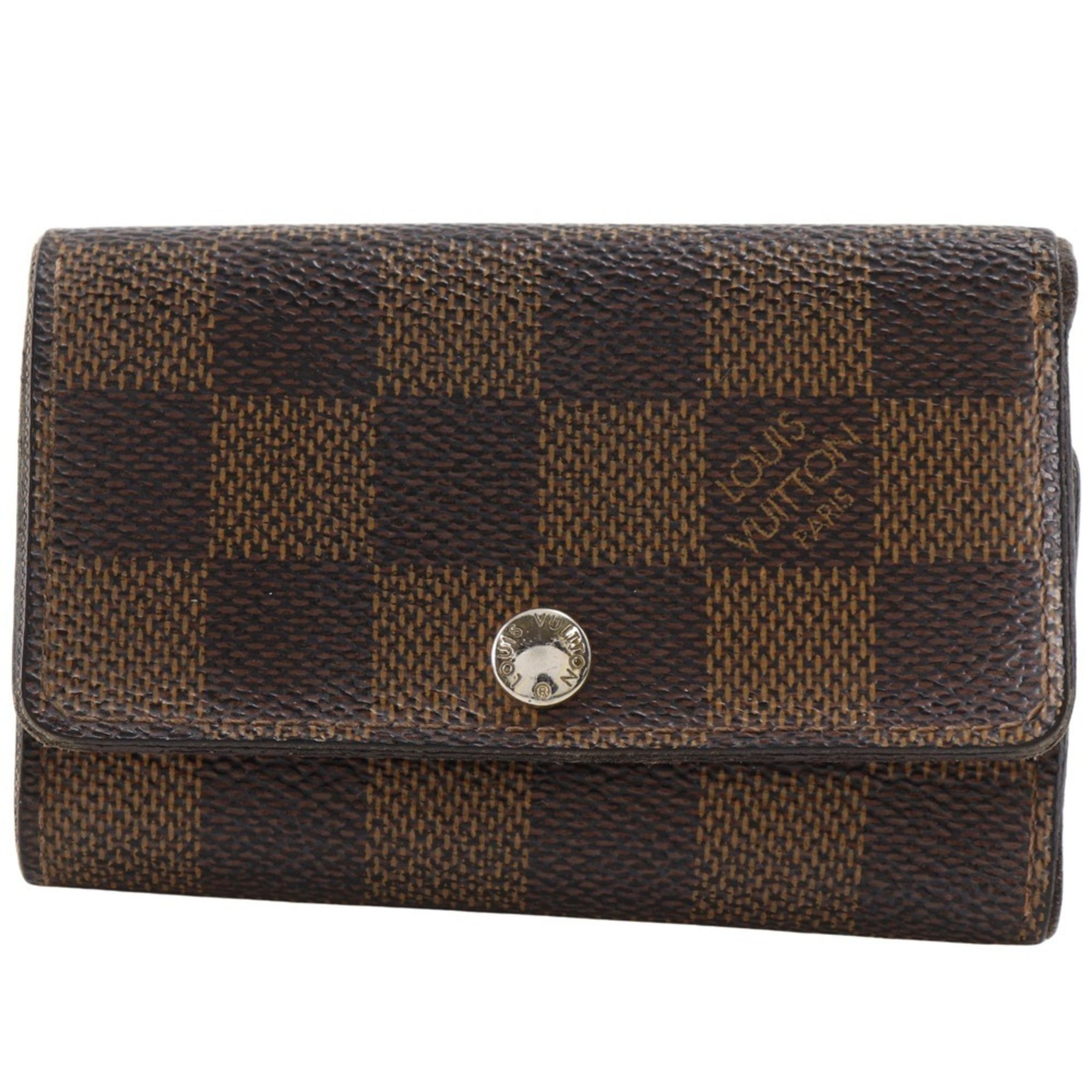 Louis Vuitton Louis Vuitton Multicles 6 Key Case N62630 Damier Canvas 2013 Brown CT2193 Snap Button Unisex Size ONE SIZE - 1 Thumbnail