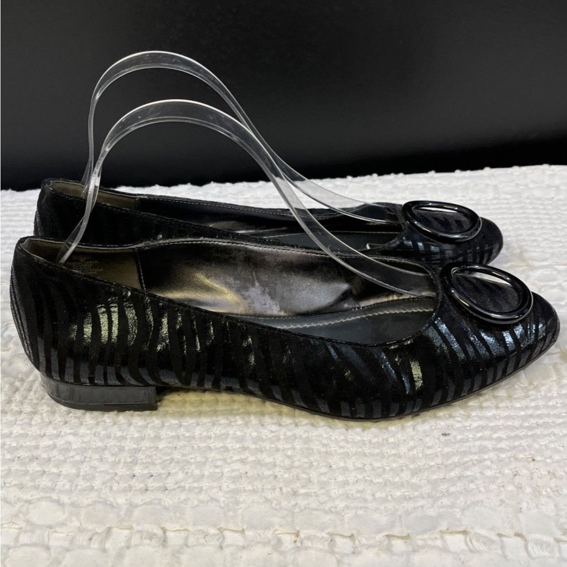 Anne Klein Anne Klein Ohare Women's Black Shoes/Flats Sz 9M SKU 5077 Size US 9 / IT 39 - 3 Thumbnail