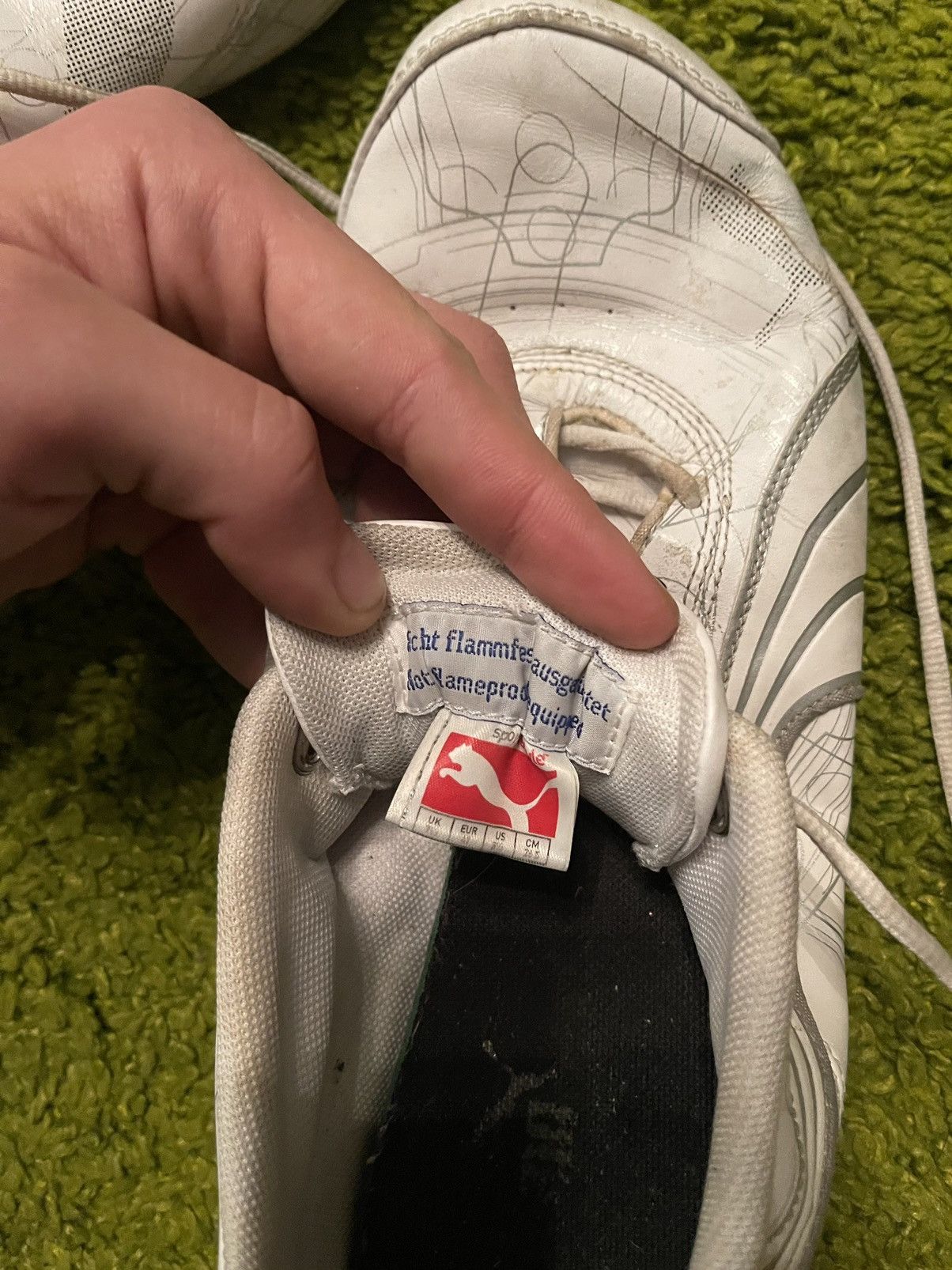 Puma × Vintage Puma 2000s vintage real leather sneakers Y2K Size US 8.5 / EU 41-42 - 9 Thumbnail