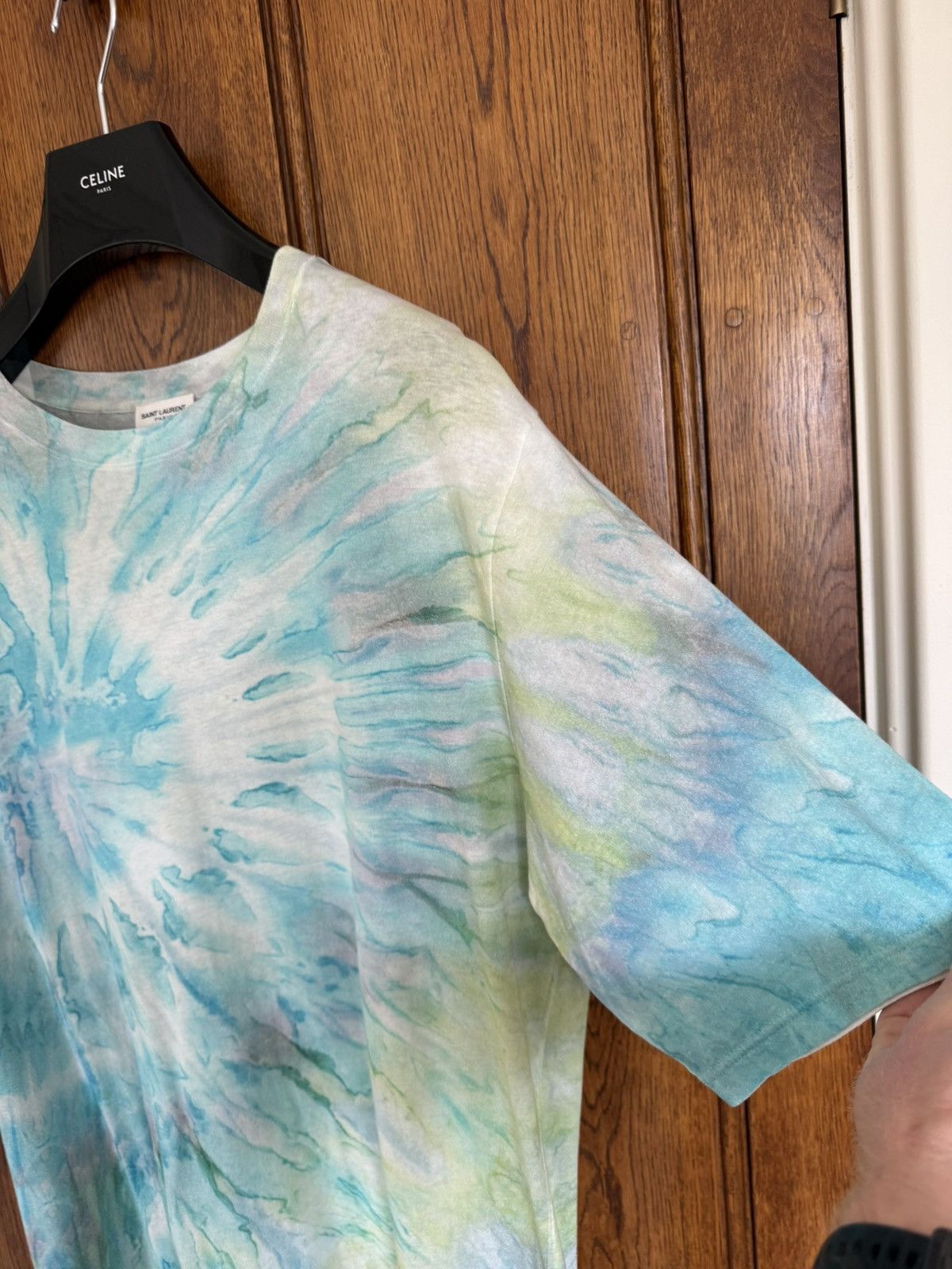 Saint Laurent Paris SS16 Saint Laurent surf sound Hedi tie dye t shirt grail M Size US M / EU 48-50 / 2 - 12 Thumbnail