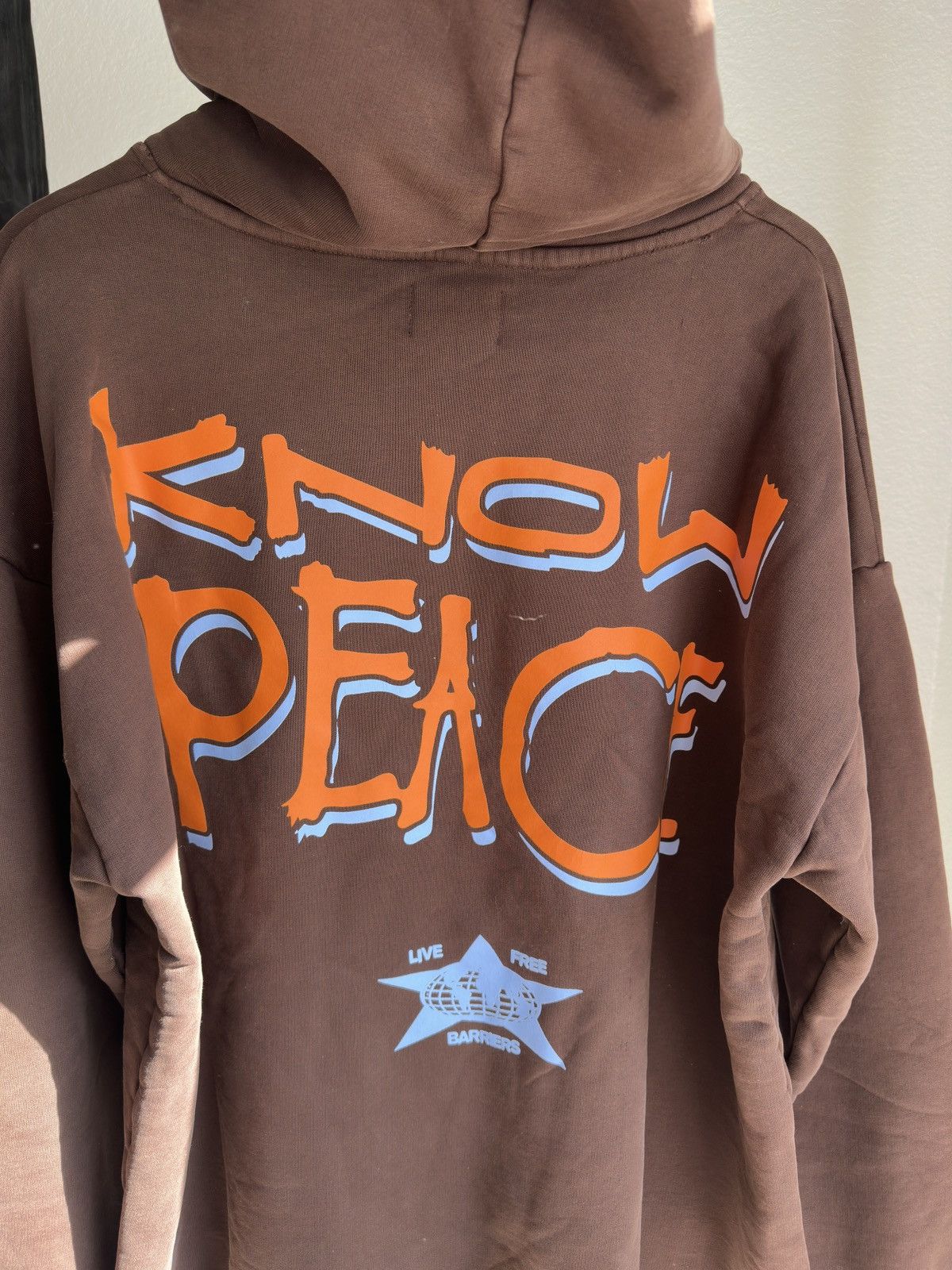 Barriers Know Justice Know Peace Hoodie Brown Size US M / EU 48-50 / 2 - 4 Thumbnail