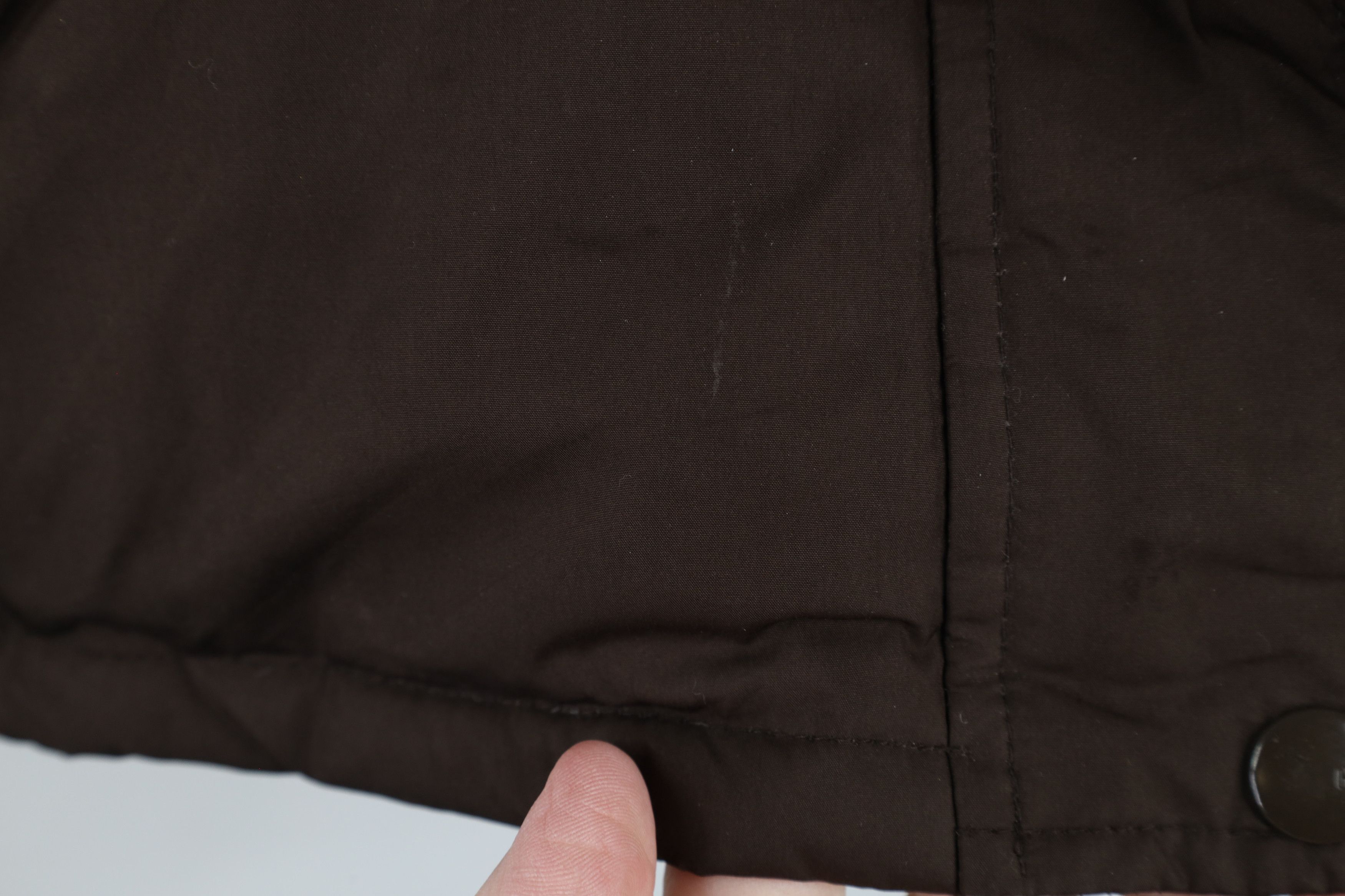 Gap × Vintage Vintage Y2K Gap Faded Full Zip Puffer Vest Jacket Brown Size S / US 4 / IT 40 - 5 Thumbnail