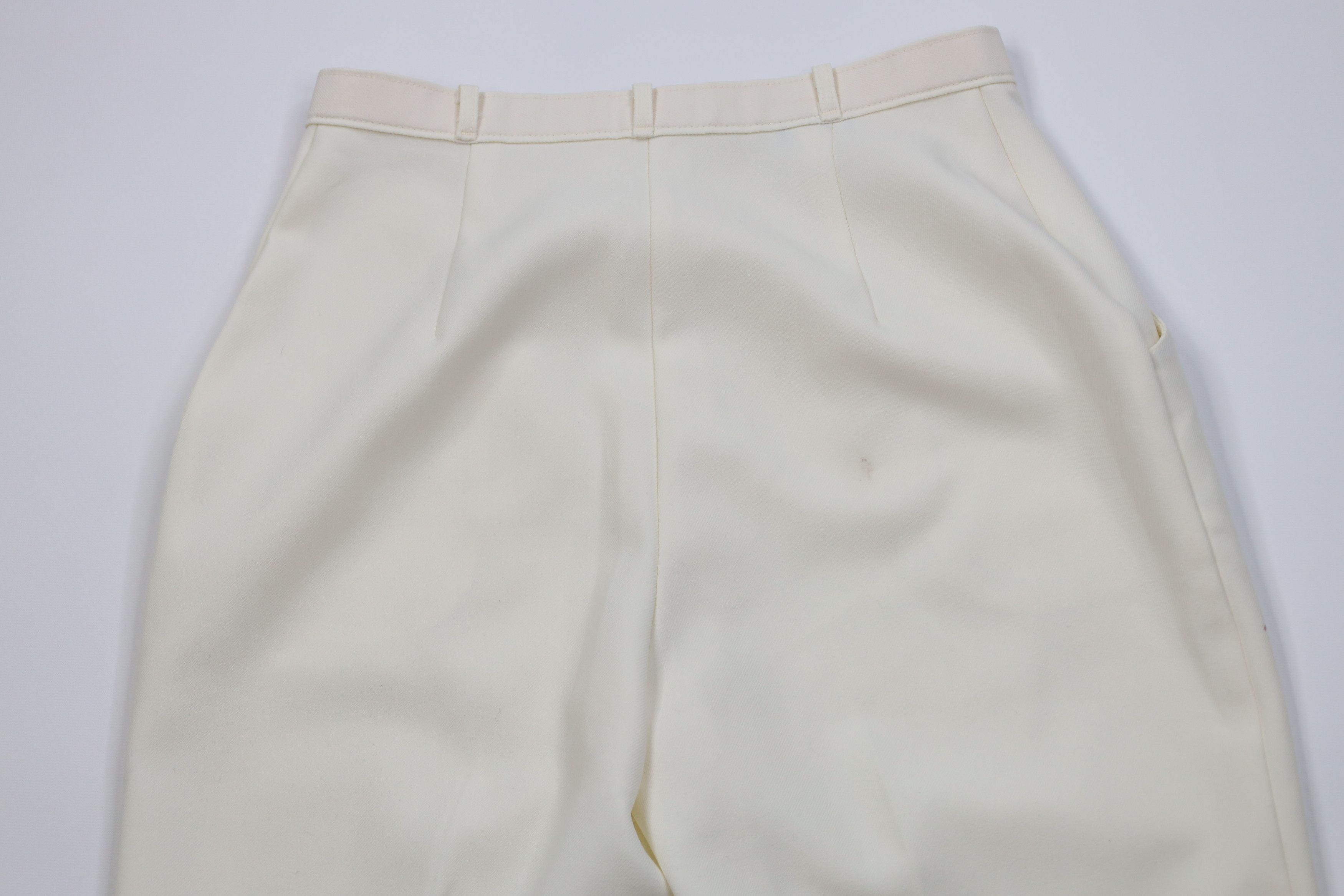 Levi's Vintage 70s Levis Knit Straight Leg Chino Pants Cream USA Size 34" / US 12 / IT 48 - 11 Thumbnail
