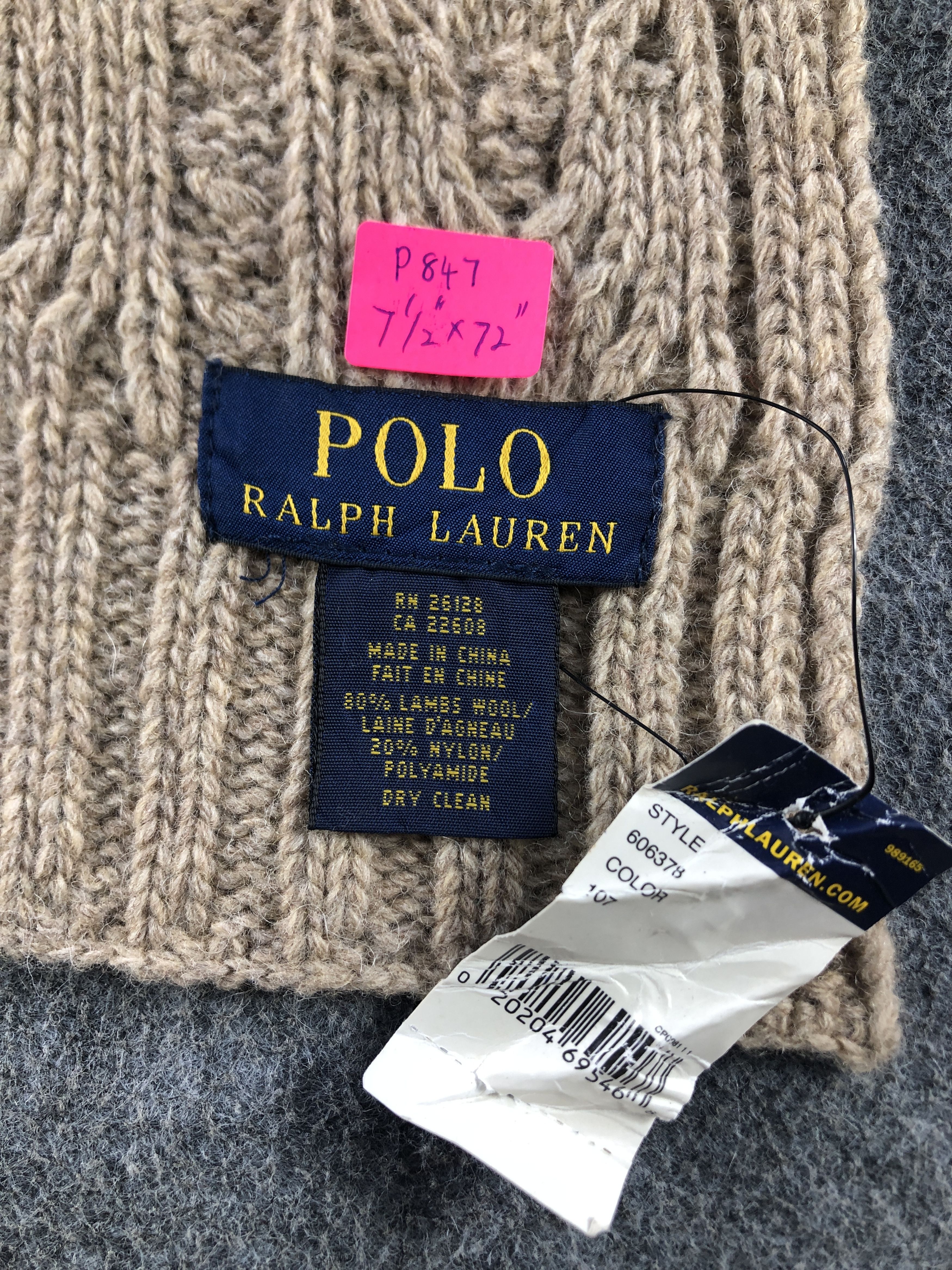 Polo Ralph Lauren Polo Ralph Lauren Scarf / Muffler / Neckwear P847 Size ONE SIZE - 5 Thumbnail