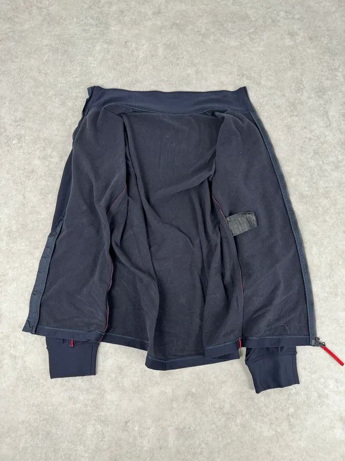 Prada 2000s Prada Navy Contrast Red Stripe Tracksuit Set Size US 33 - 15 Thumbnail