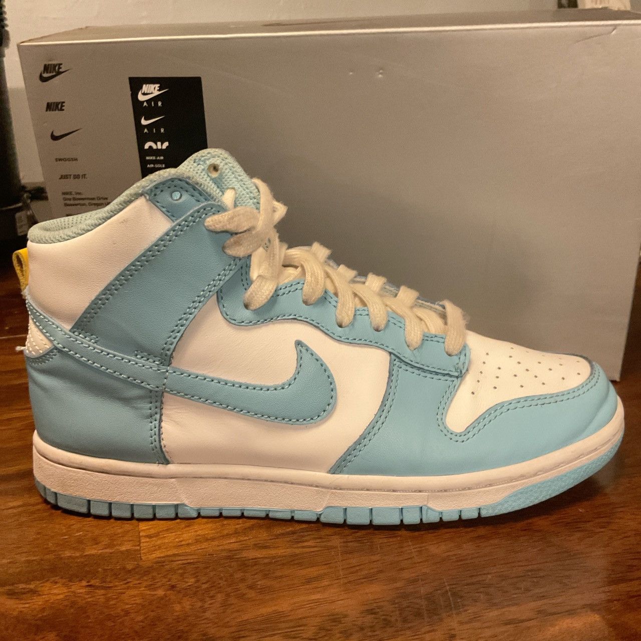Nike Nike Dunk High- Blue Chill Size US 7 / EU 40 - 3 Thumbnail