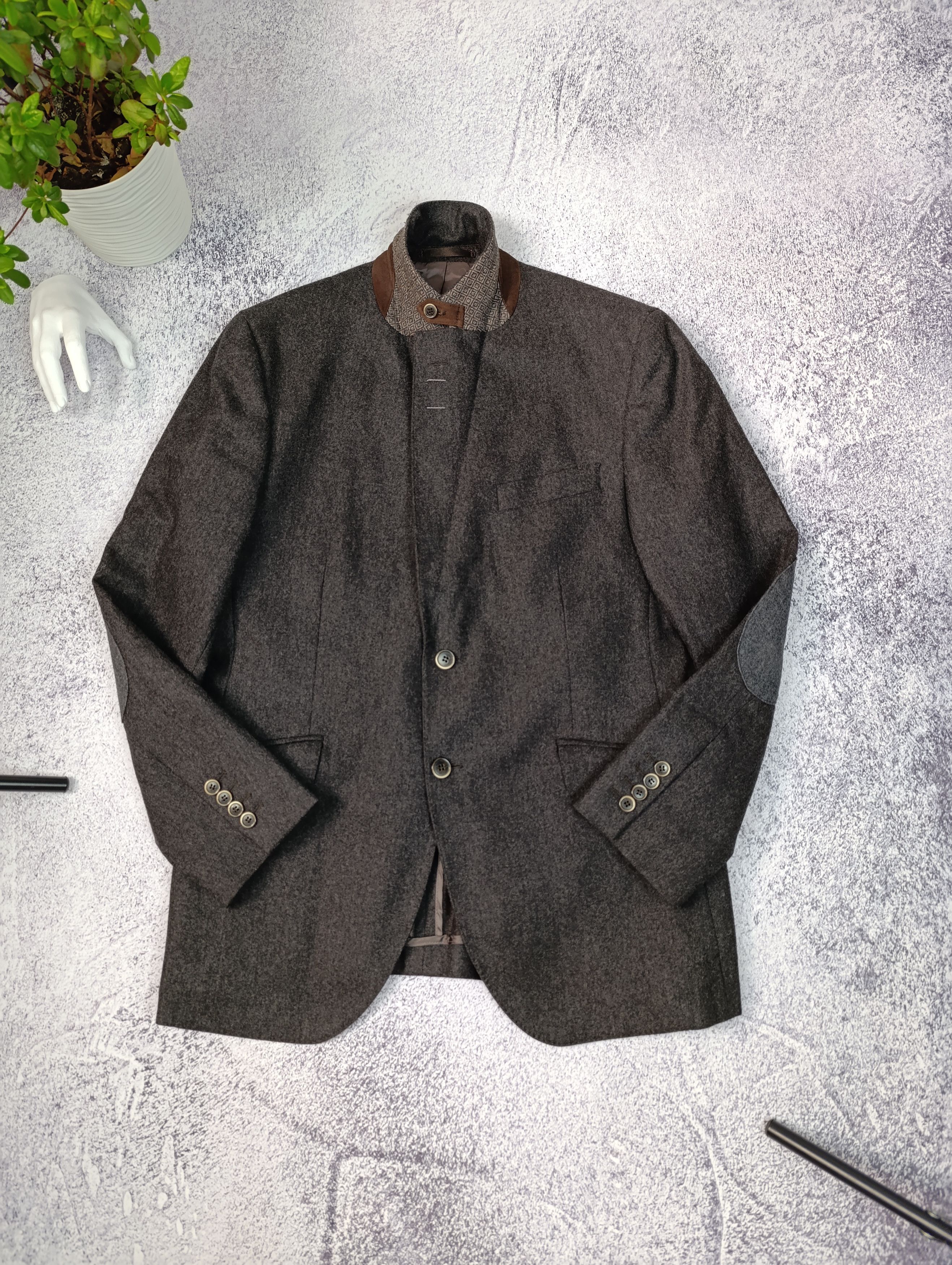 Hackett × Vitale Barberis Canonico HACKETT VITALE BARBERIS CANONICO WOOL BLAZER JACKET Size 42R - 4 Thumbnail