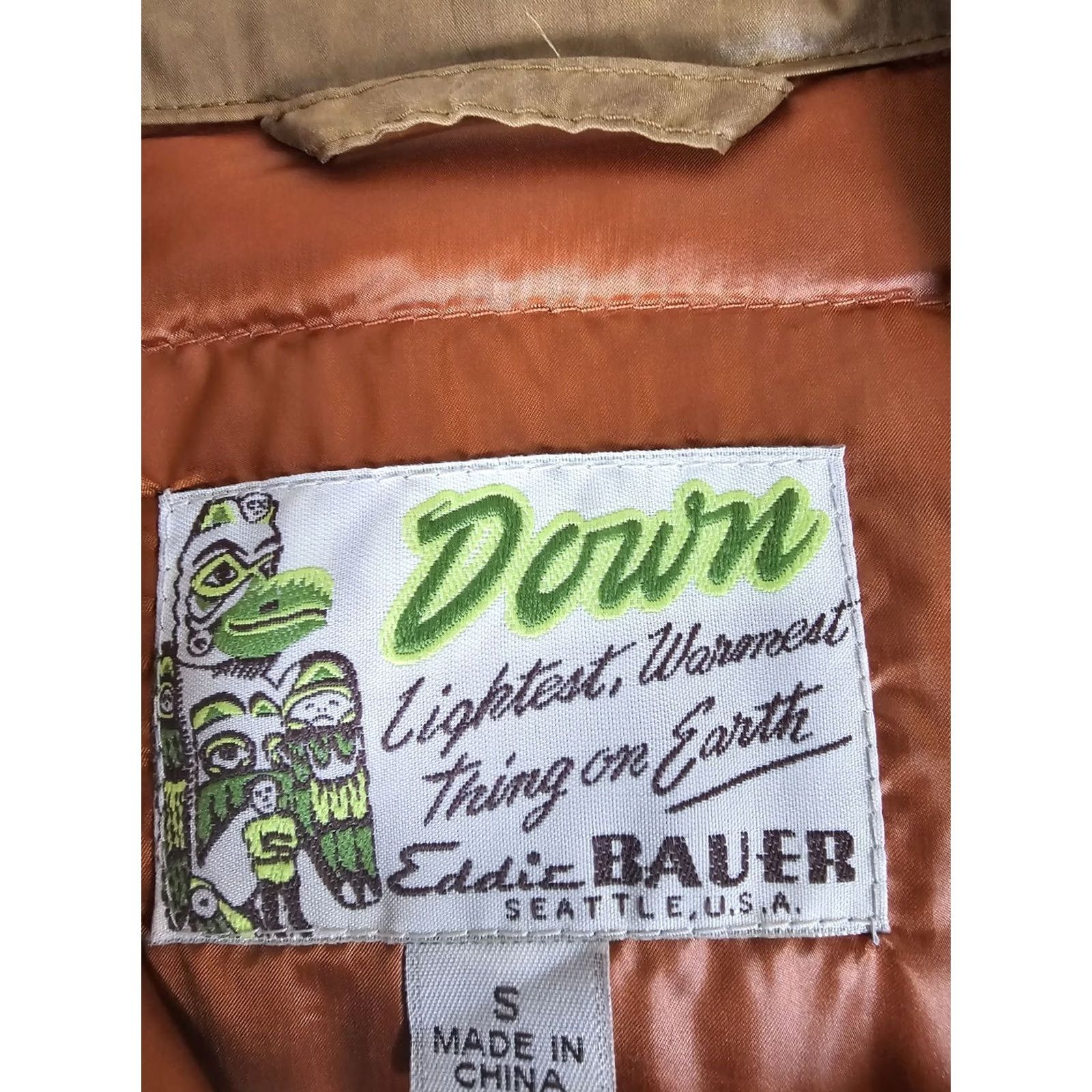 Eddie Bauer Eddie Bauer EB 550 Lightweight Premium Goose Down Insulated Puffer Jacket Size S Gold Mens Jacket Size US S / EU 44-46 / 1 - 4 Thumbnail