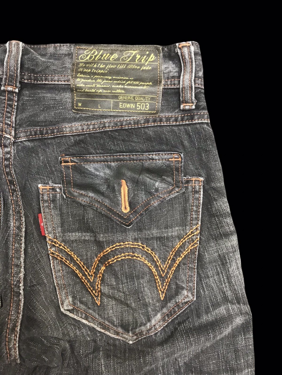 Edwin 💥ARCHIVAL💥EDWIN 503 Regular Insane Fades Denim F423 Size US 32 / EU 48 - 11 Thumbnail