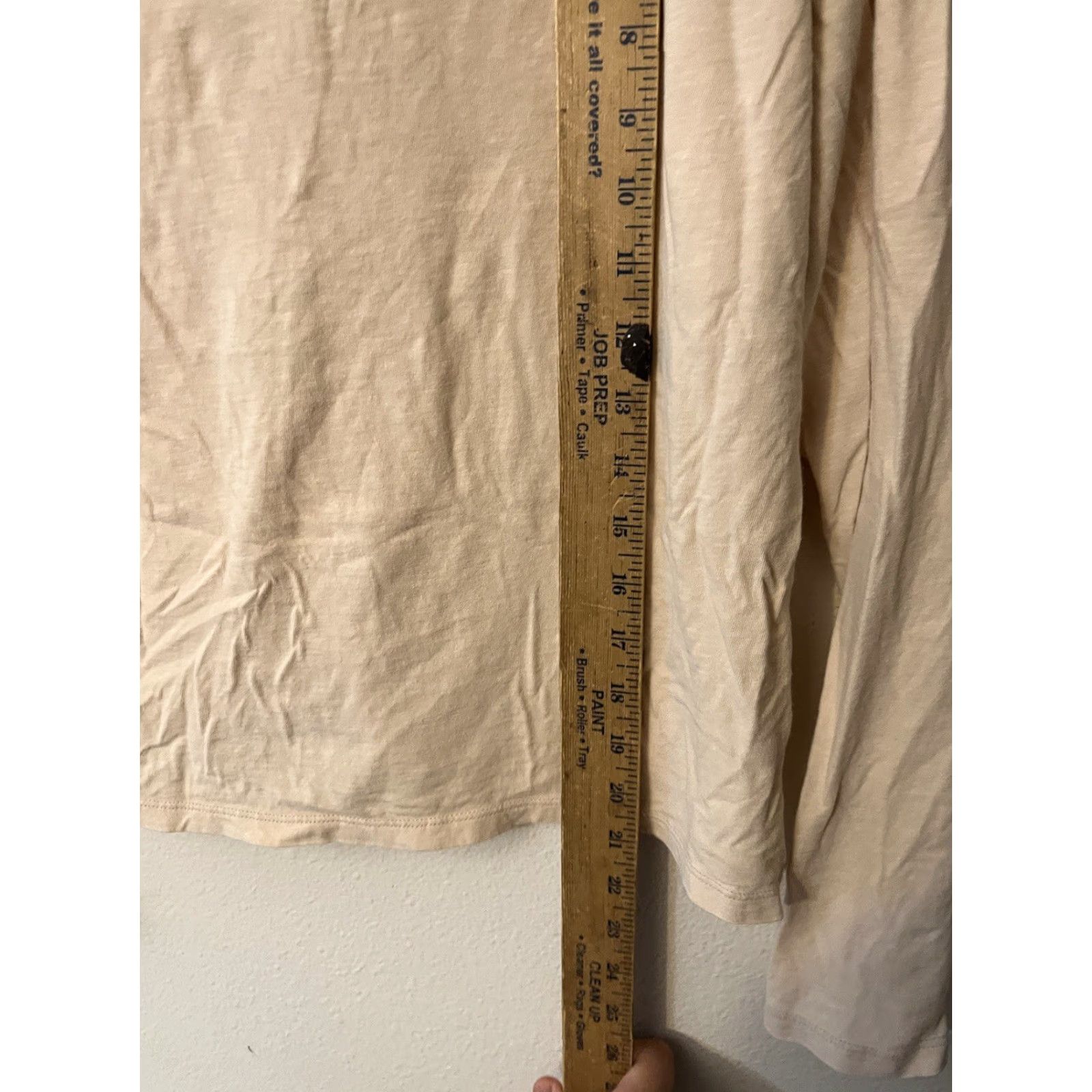 Vintage Aerie Shirt Medium Beige Long Sleeve Henley Button Closure Knit Top Womens Size M / US 6-8 / IT 42-44 - 4 Thumbnail