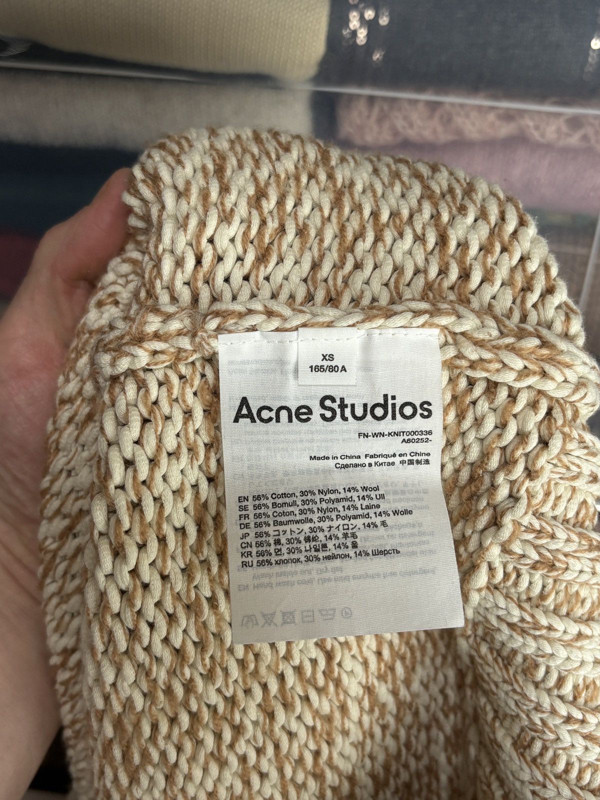 Acne Studios Acne Studios Cropped Knit Sweater Size XS / US 0-2 / IT 36-38 - 8 Thumbnail
